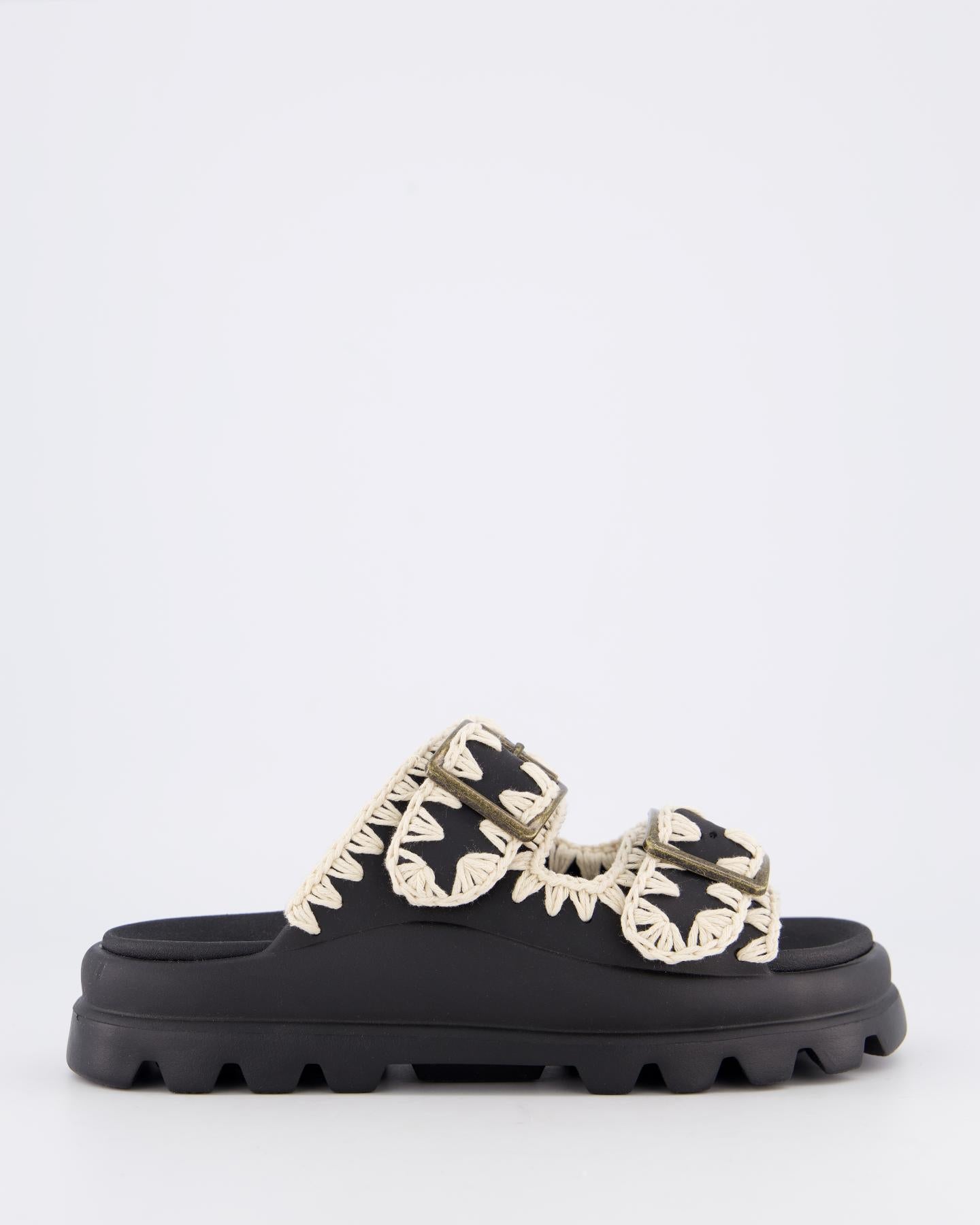 Dames Eva One-Piece Slide Two-Buckle