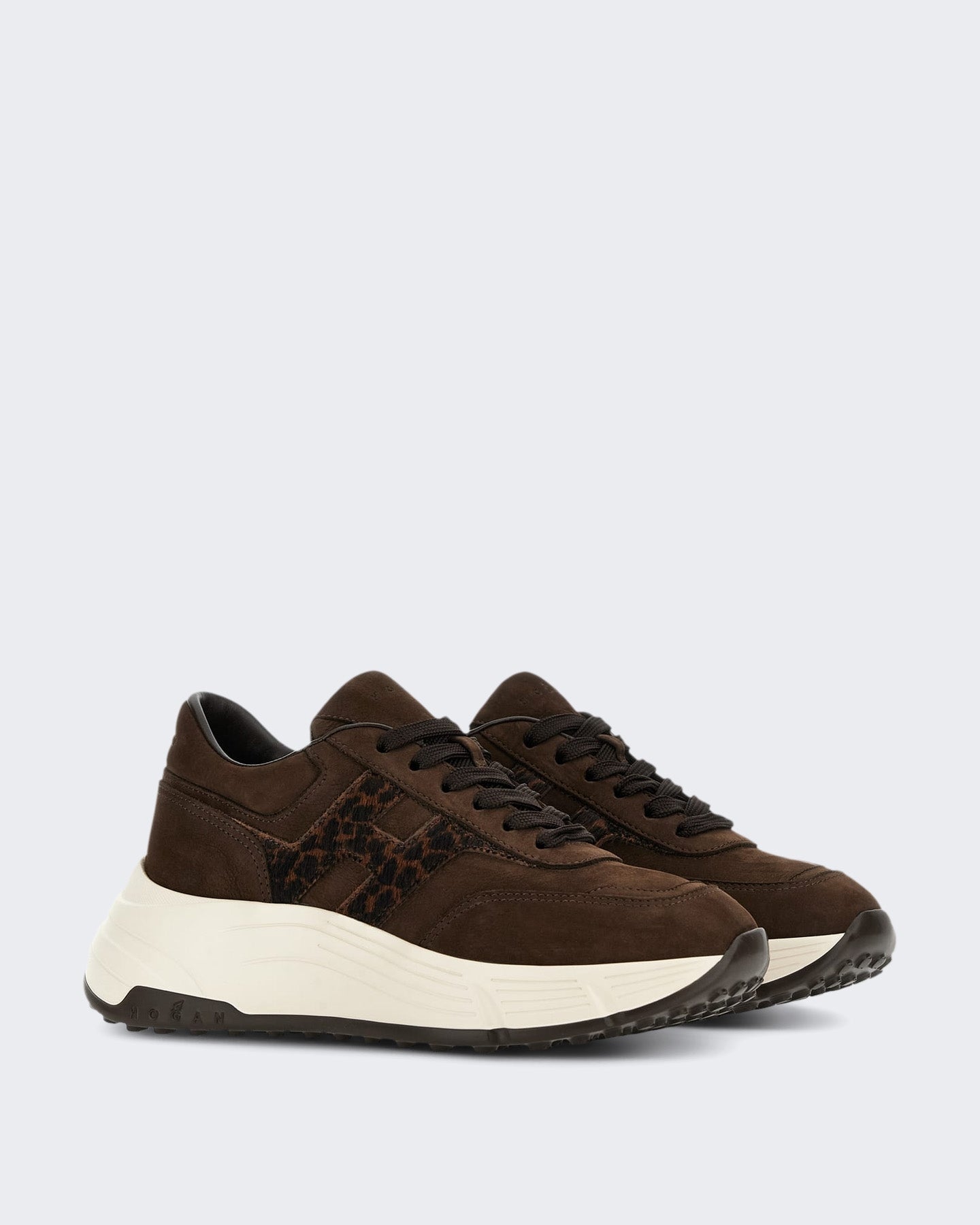 Hogan Dames Sneaker - H669 Allacciato H-Grey Grijs (3) - Eleganza.nl