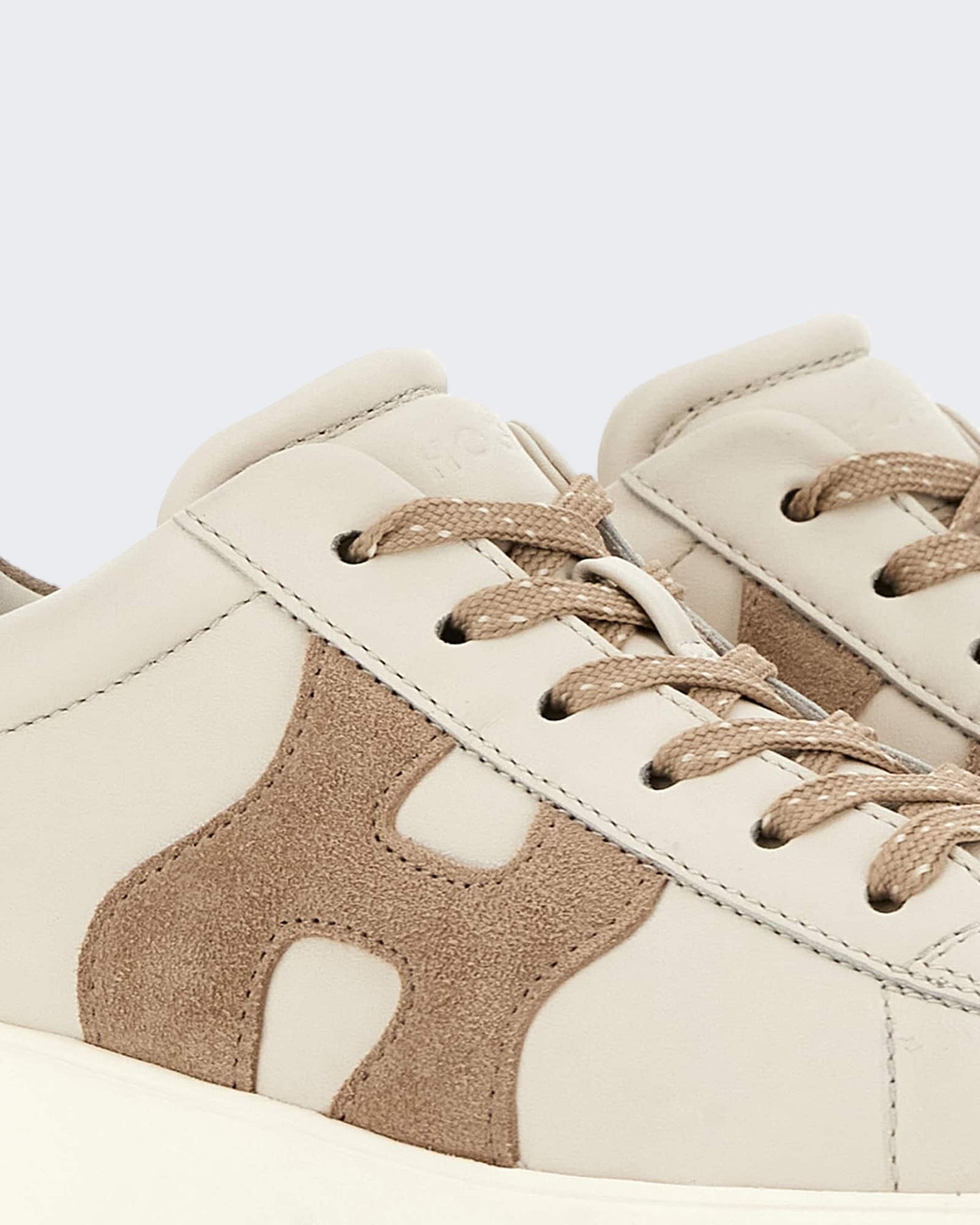 Hogan Dames Sneaker - Hogan Rebel H562 Allacciato H-White Wit - Eleganza.nl