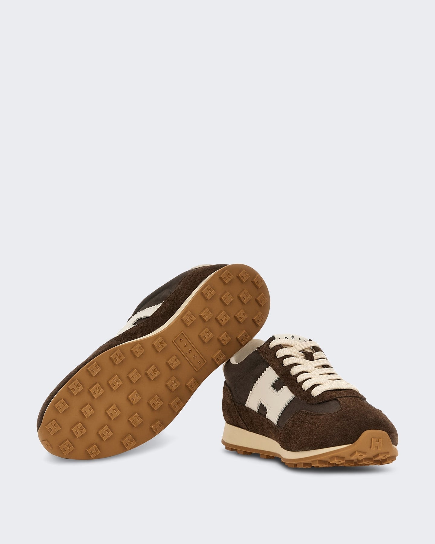 Hogan Dames Sneaker met vetersluiting H727 Rood - Eleganza.nl
