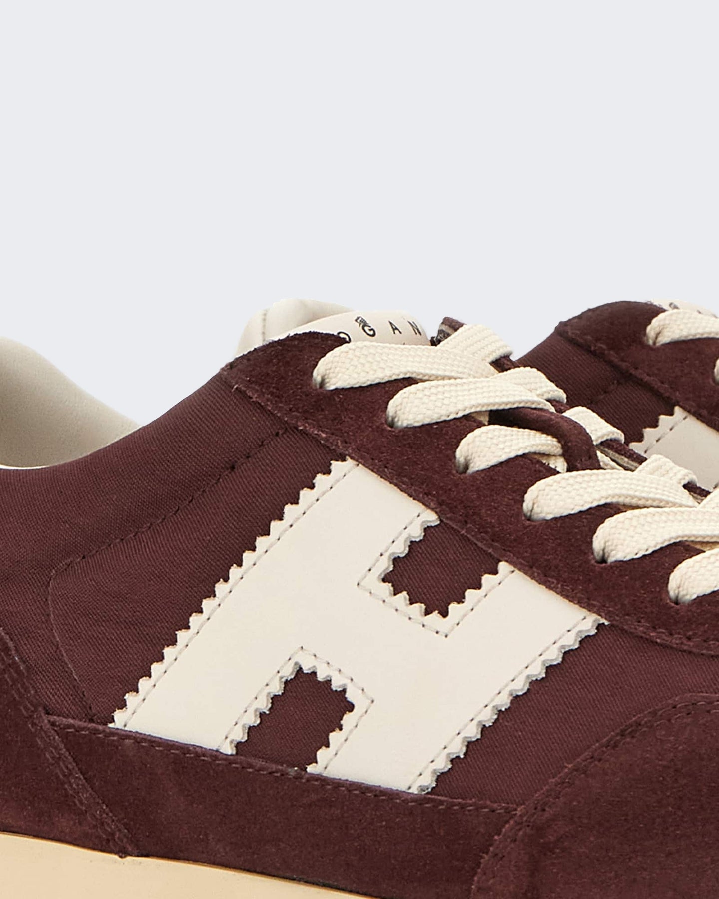 Hogan Dames Veterschoenen met H-detail Rood - Eleganza.nl