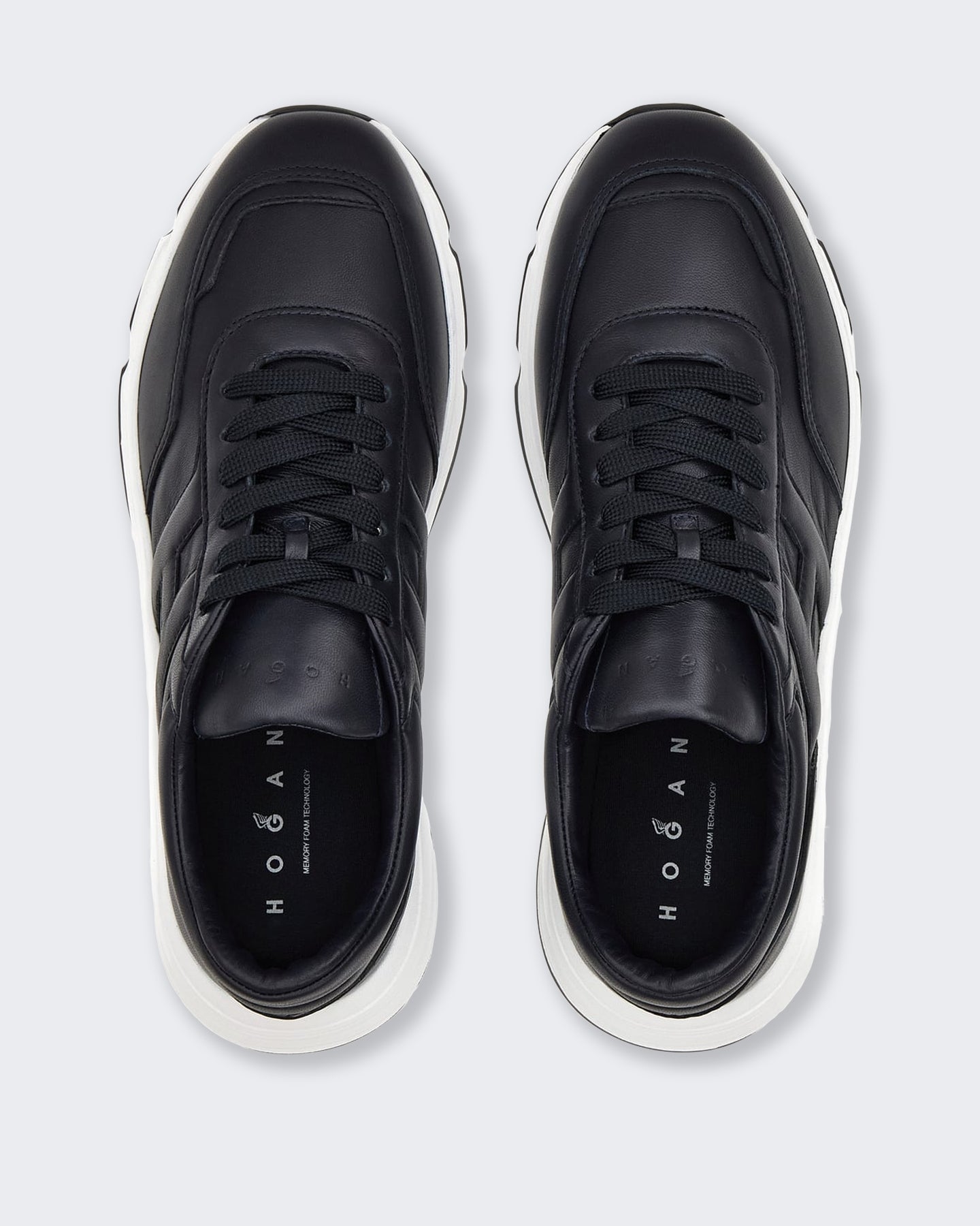 Hogan Heren Sneaker - Hogan Hyperlight Allacciato H-Blu U801 Blauw - Eleganza.nl