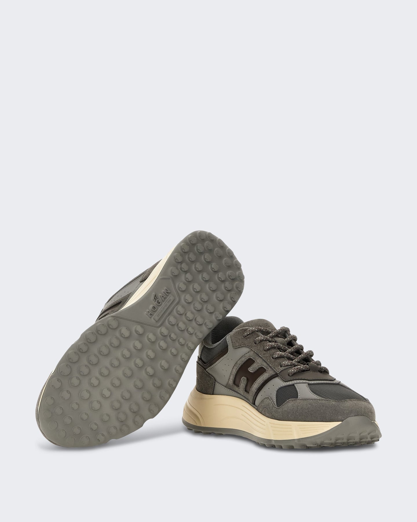Hogan Heren Sneaker - Hogan Hyperlight Allacciato H-Grey Grijs - Eleganza.nl