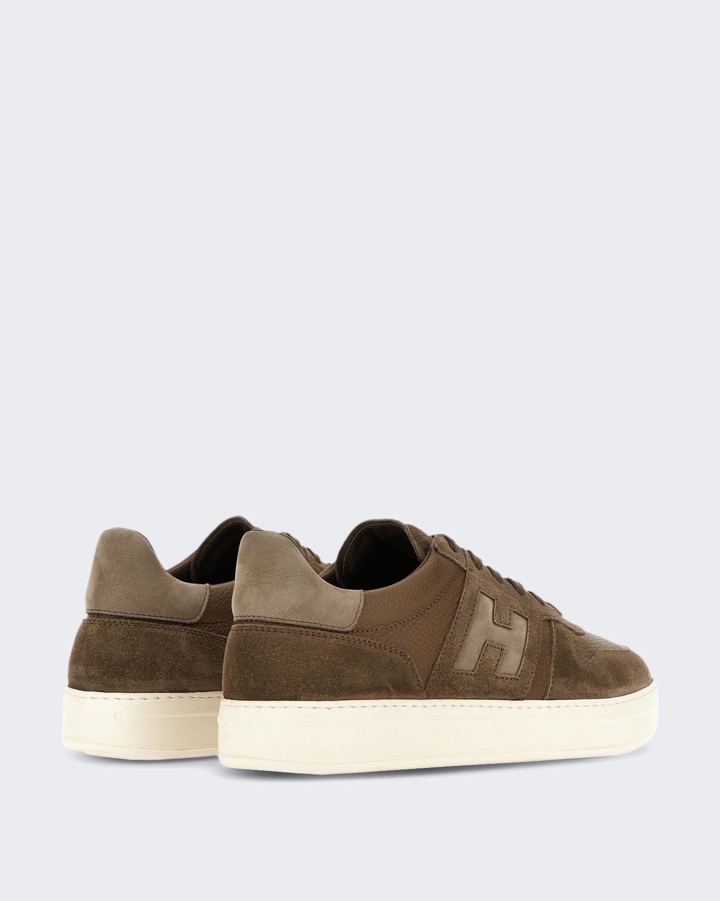 Hogan Heren Sneaker met vetersluiting en H-band detail Zwart - Eleganza.nl