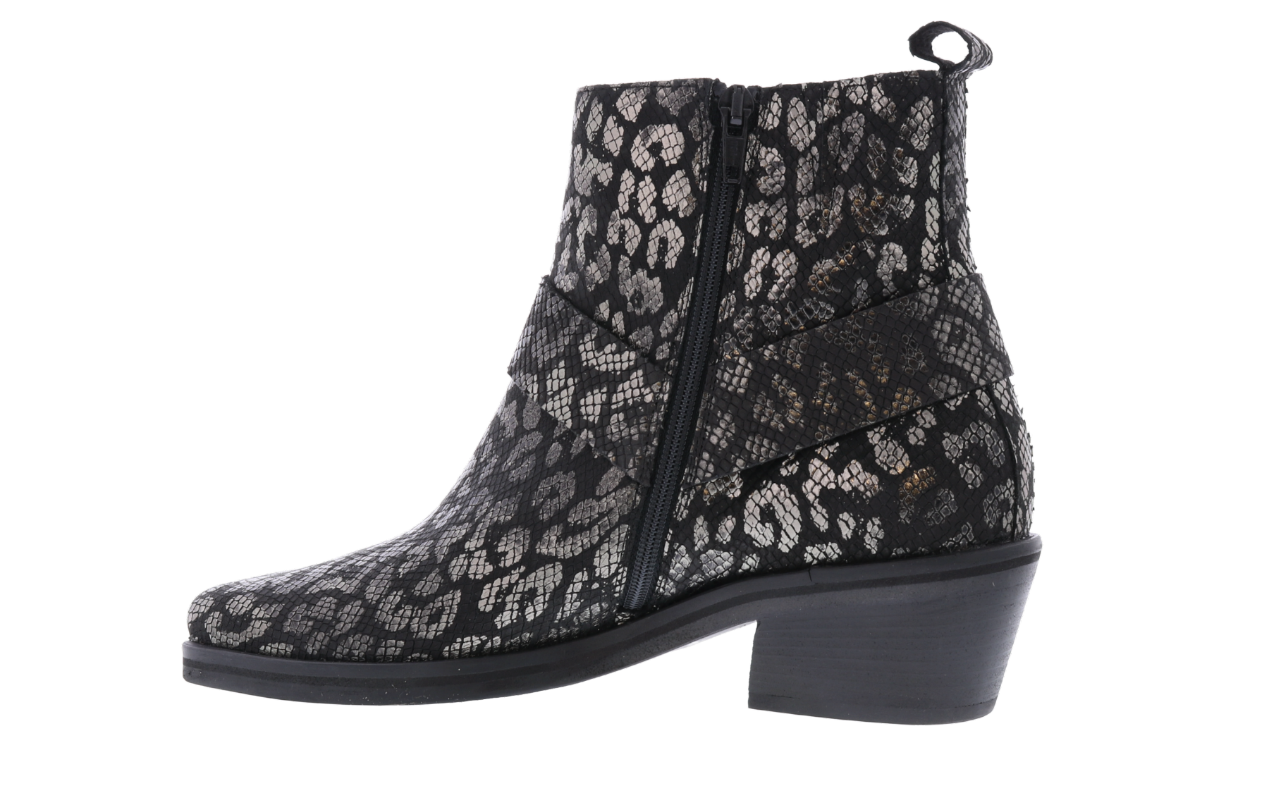 Dames Western with Buckle Leo Snake