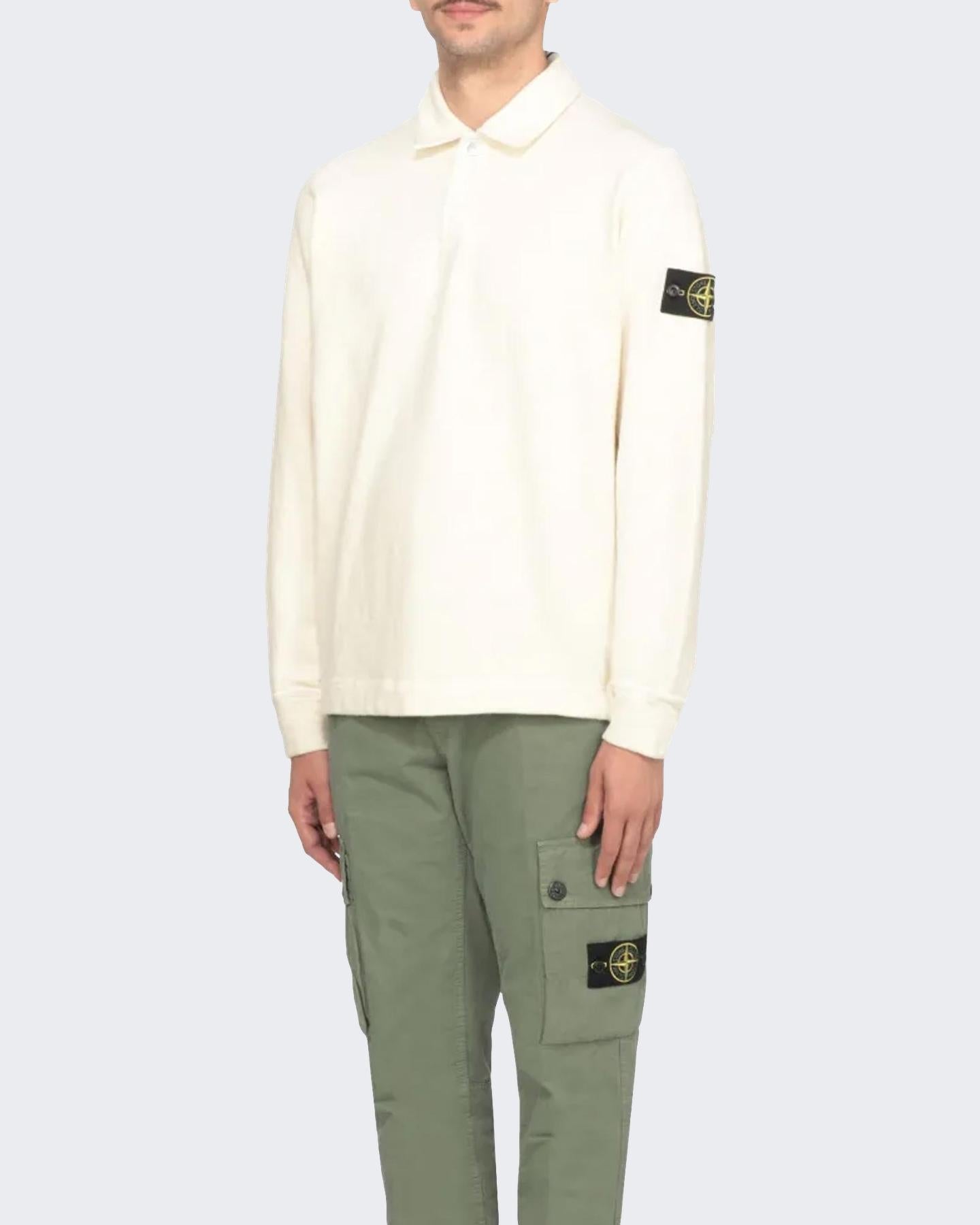 Heren Vanishe Polo Sweater Wit
