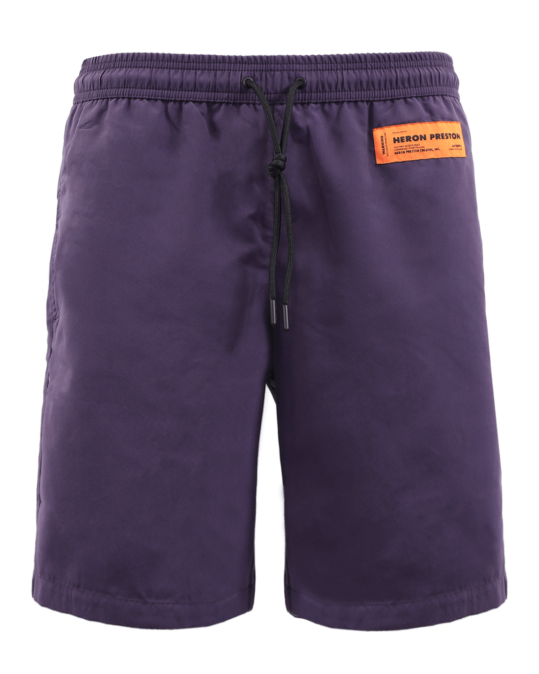 Heren Logo Nylon Swimshorts Paars