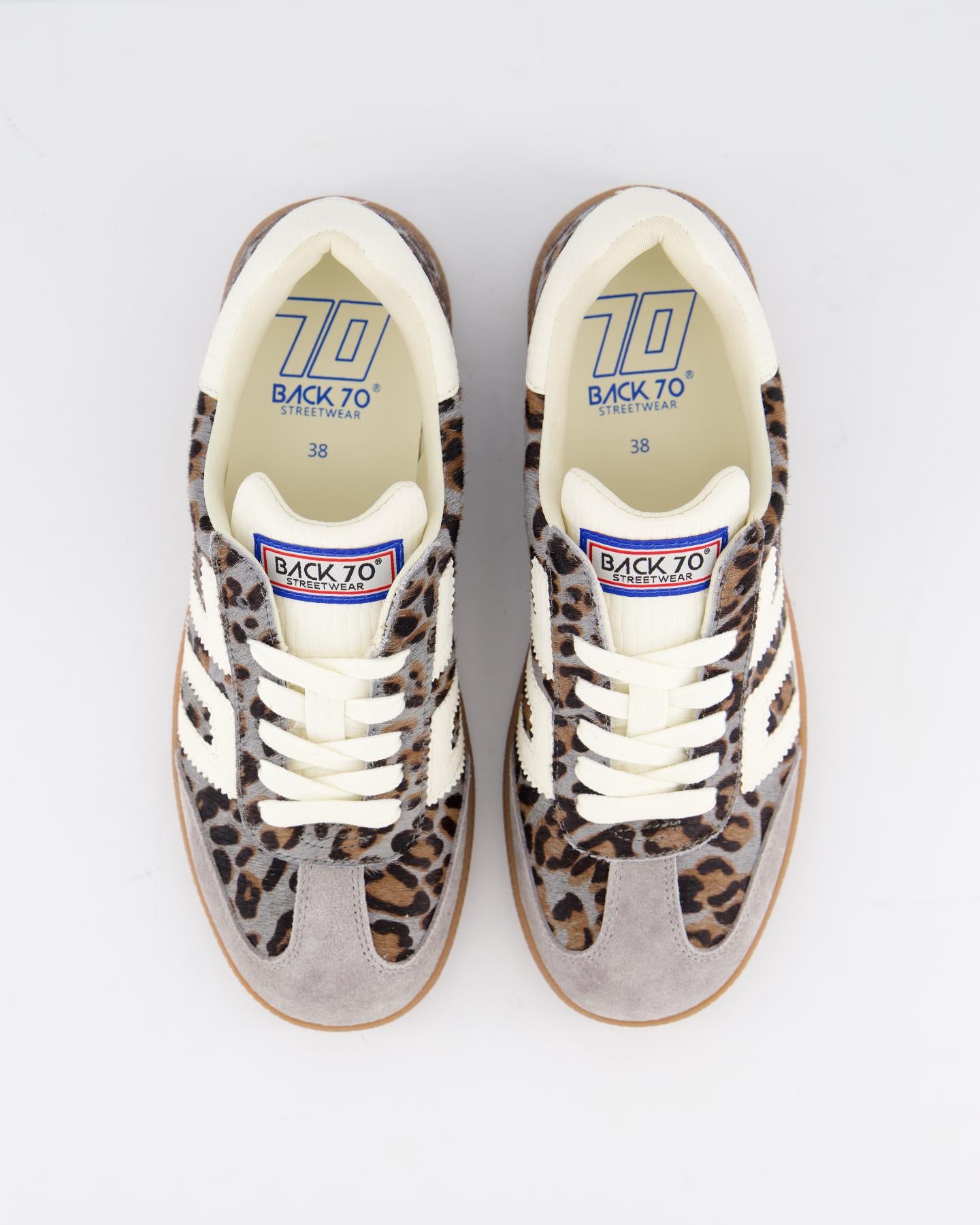 Dames Leopard Sneaker Blauw