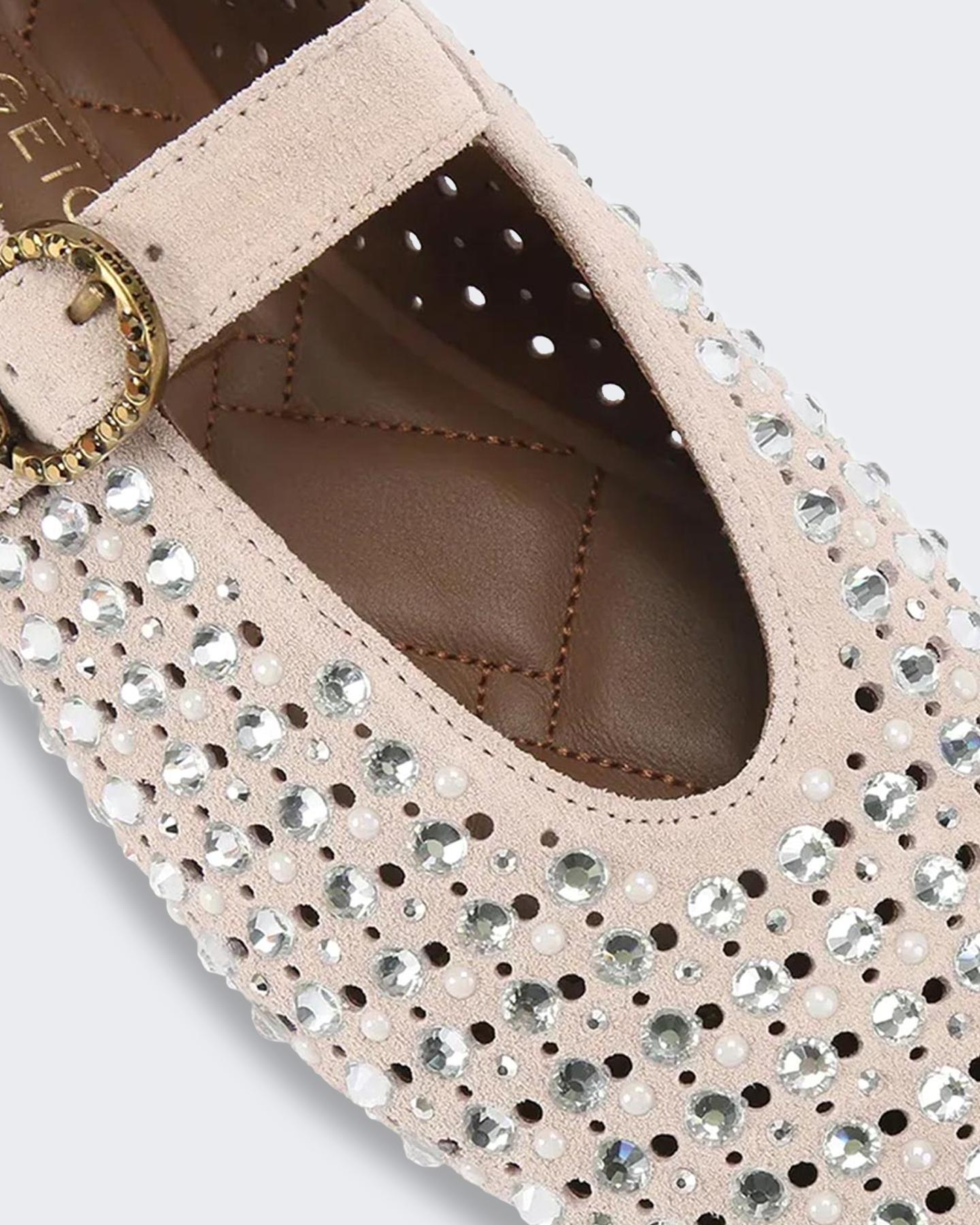 Dames Mayfair Ballet Flat Roze