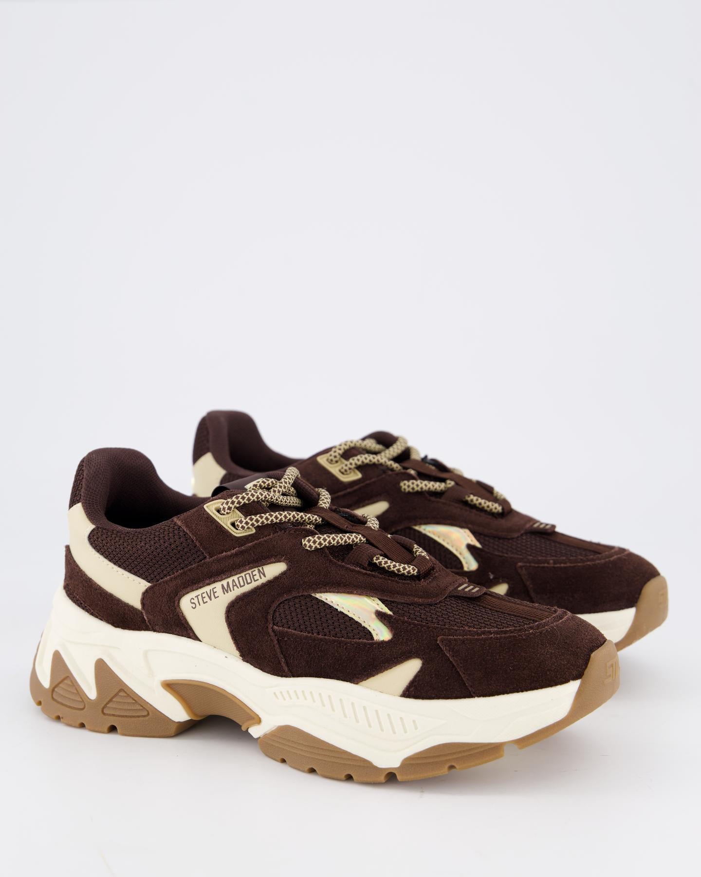 Dames Ample Sneaker Bruin