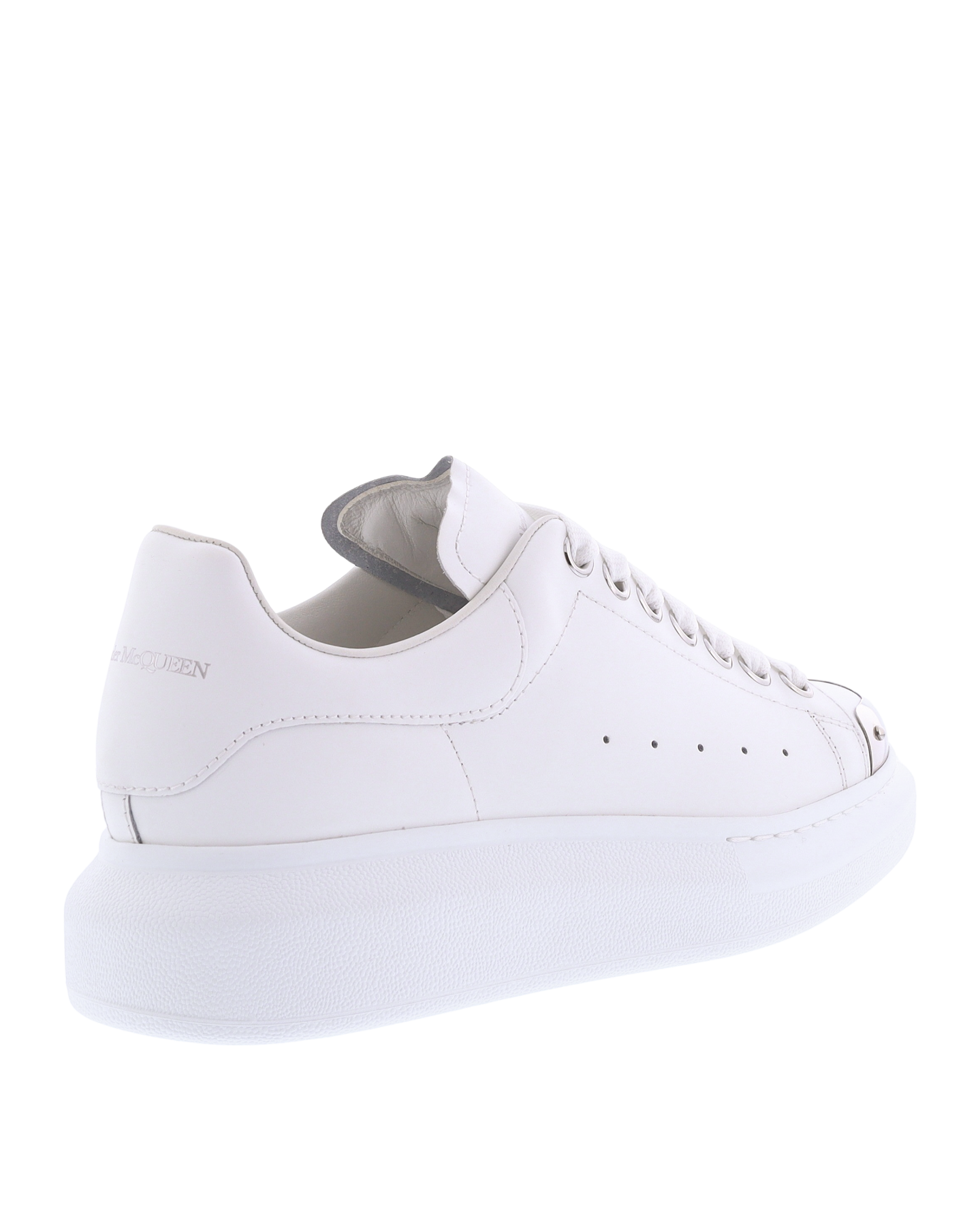Dames Oversized Sneaker Wit Metal