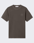 Herren-T-Shirt mit kurzem Bund — huidige kleur