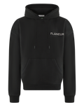 Herren-Hoodie mit doppeltem Logo und Waschung