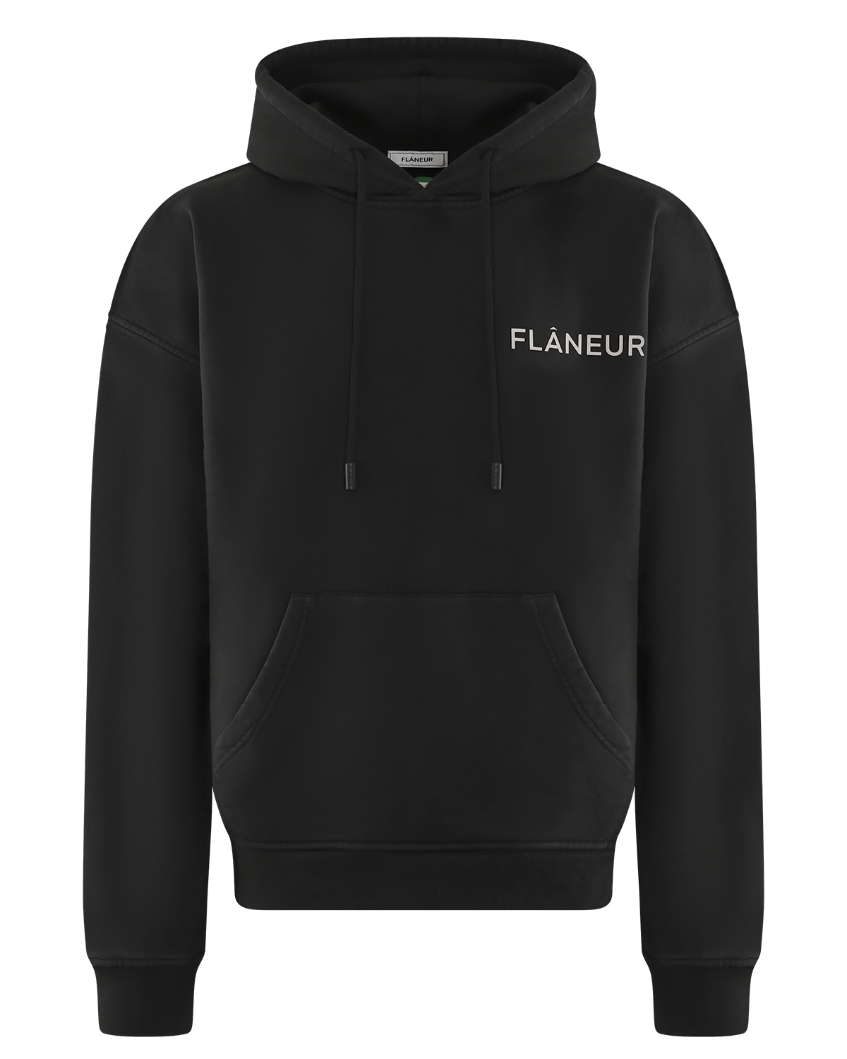 Heren Double Logo Washed Hoodie