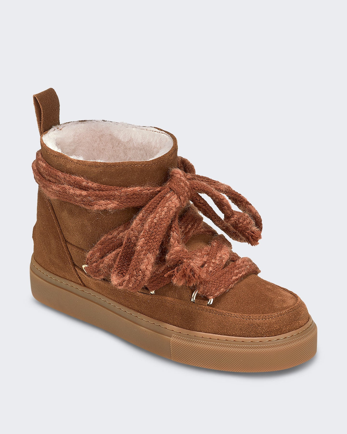 Inuikii Dames Laars - Suede Knot Brown Bruin - Eleganza.nl