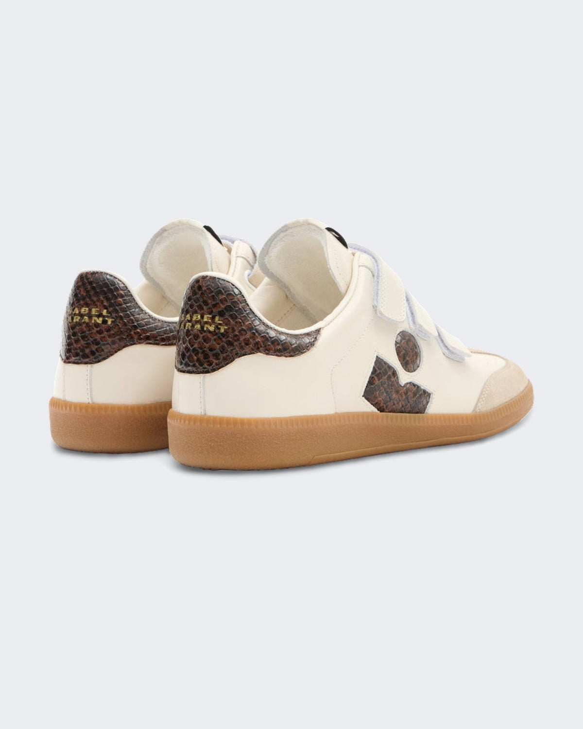 Isabel Marant Dames Beth sneakers in chalk/mocha Beige - Eleganza.nl