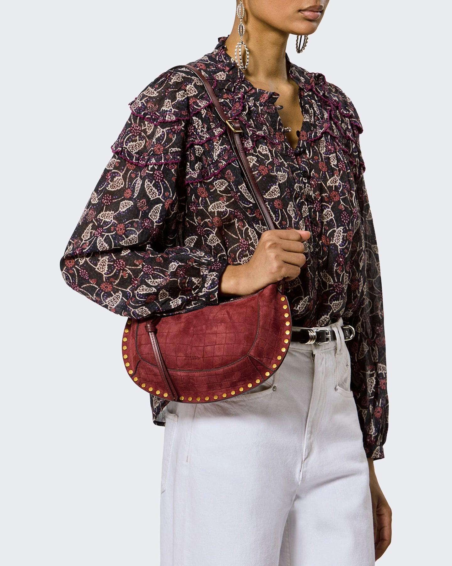 Isabel Marant Dames Oskan Moon Rood - Eleganza.nl