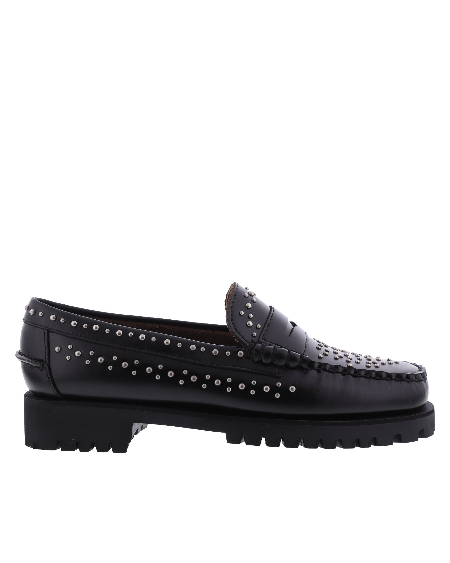 Dames Dan Studs Loafer Zwart