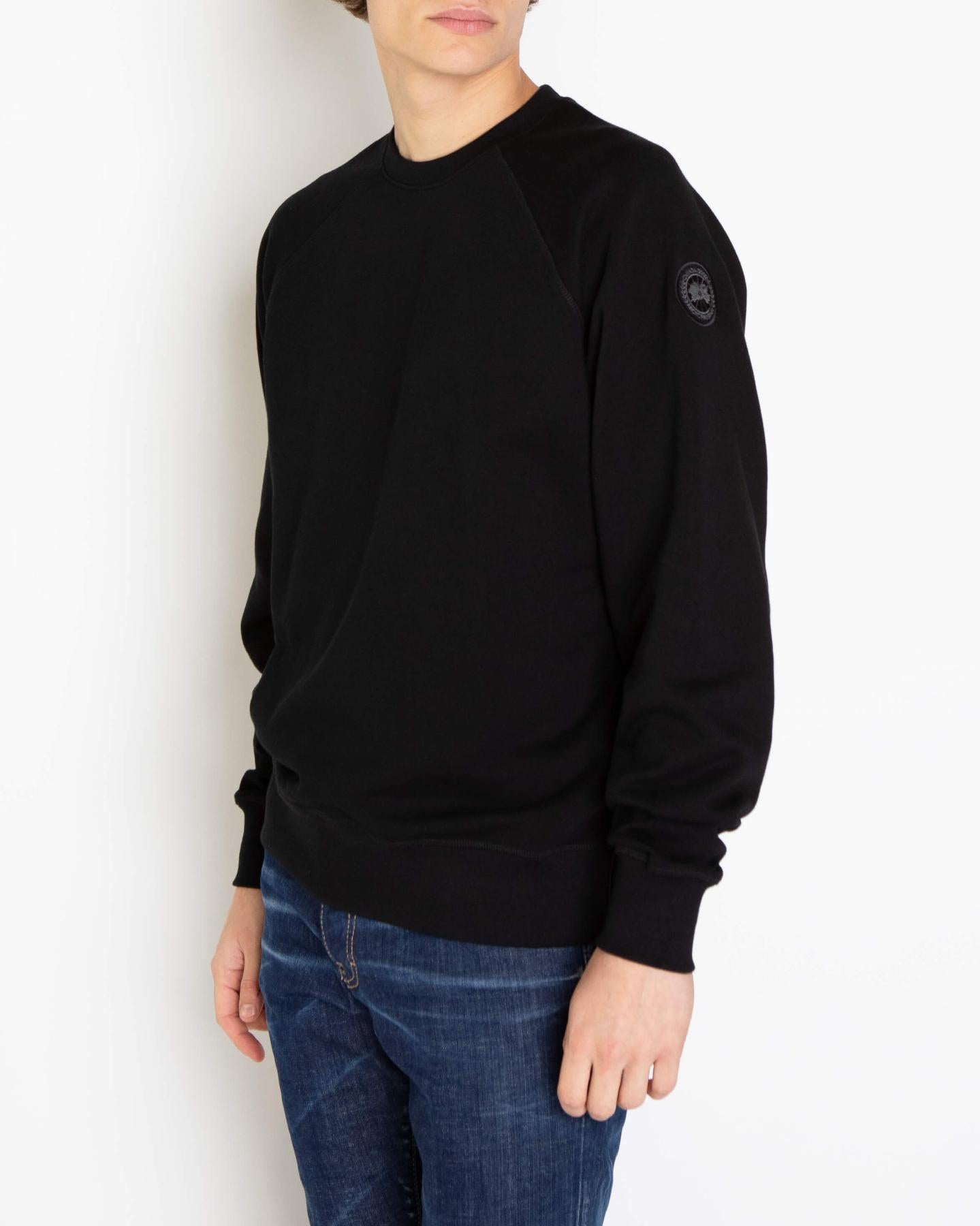 Heren Huron Crewneck Zwart