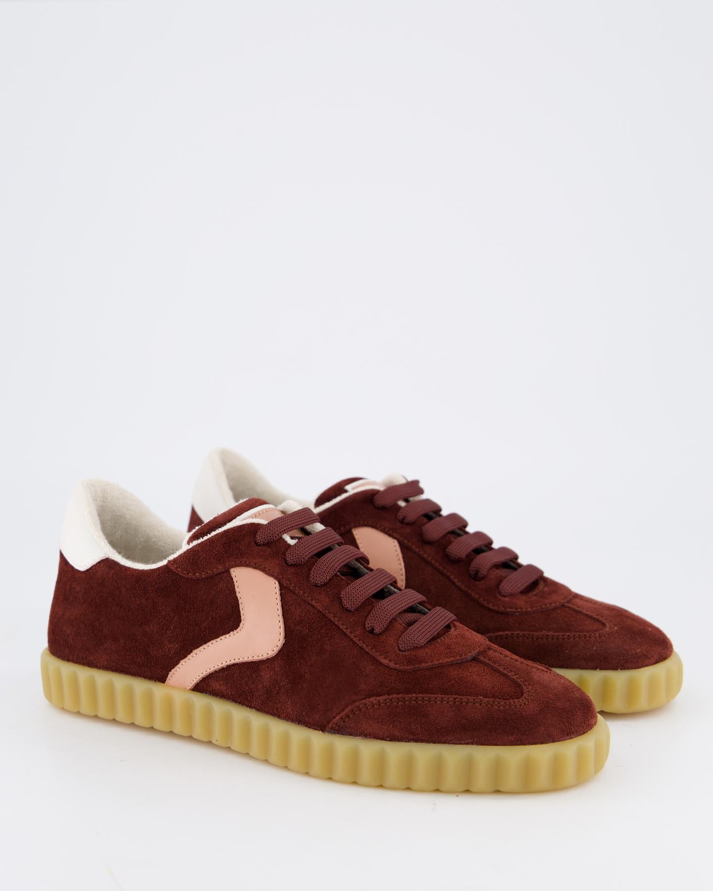 Dames Ines Suede Sneaker Rood
