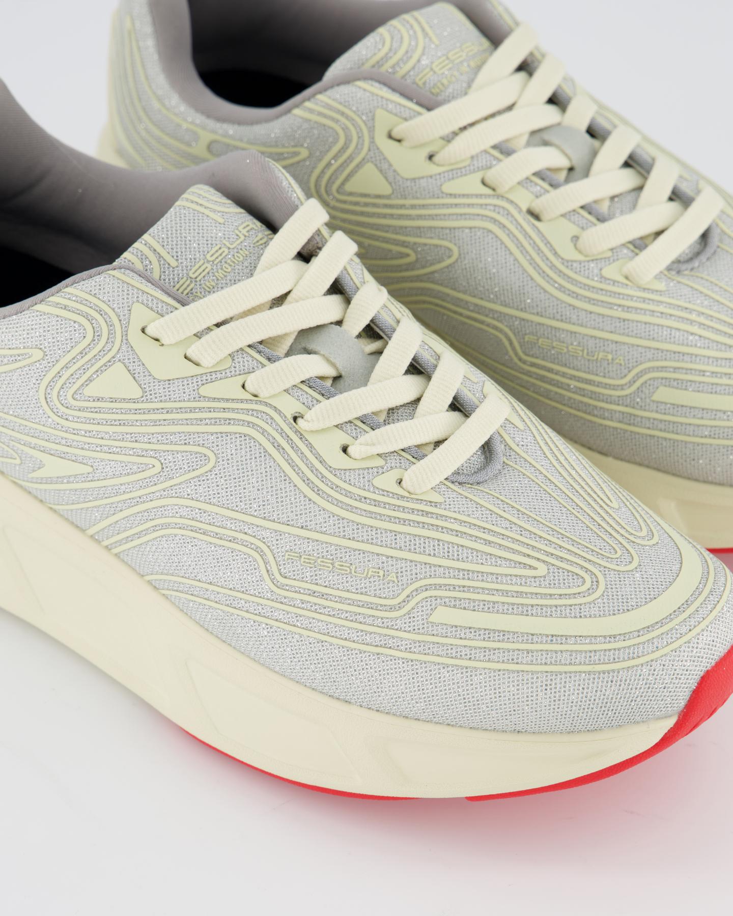Dames Run 01 Sneaker Grijs/Zilver