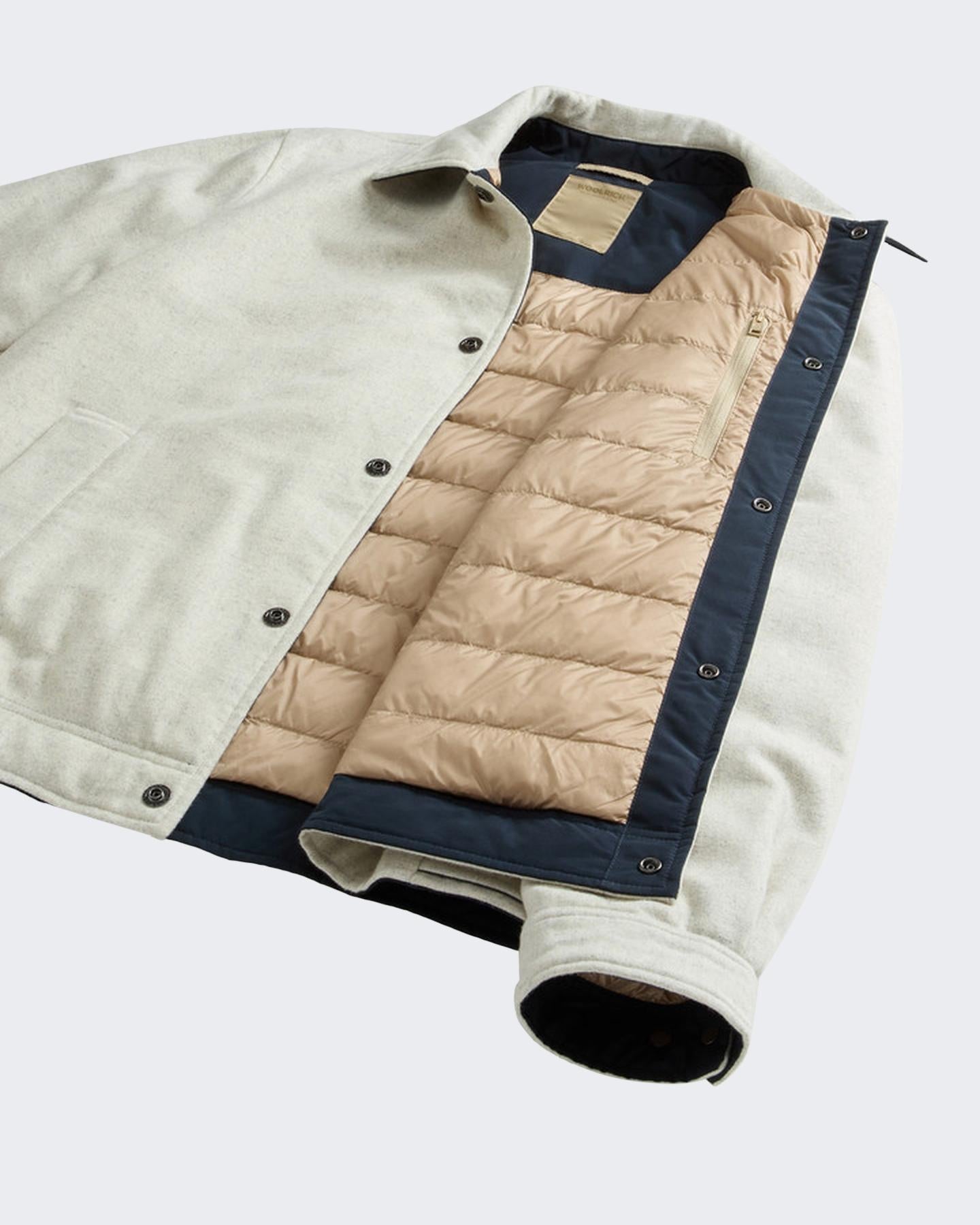 Heren Wool Keating Shirt Jacket