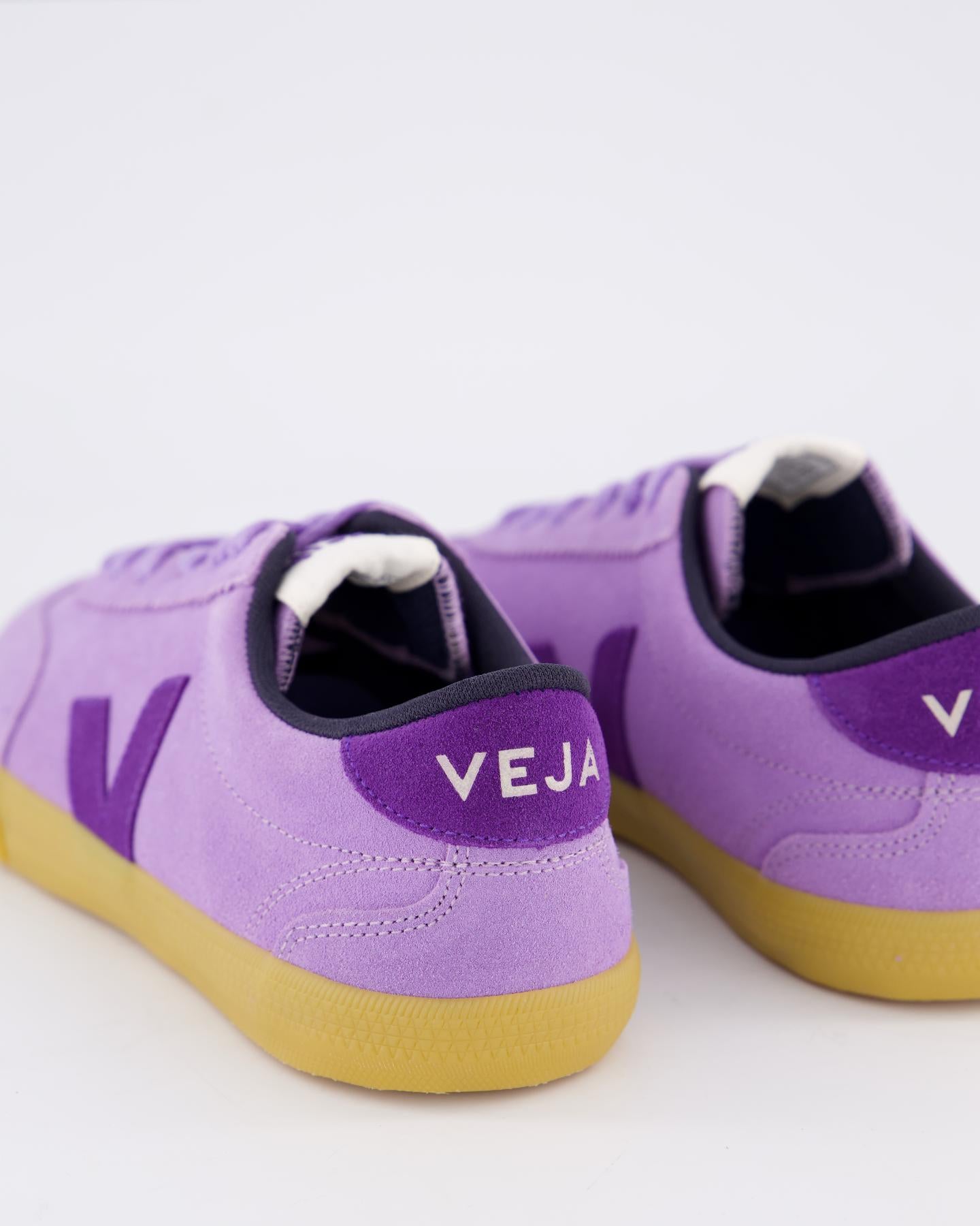 Dames Volley Suede Sneaker Paars