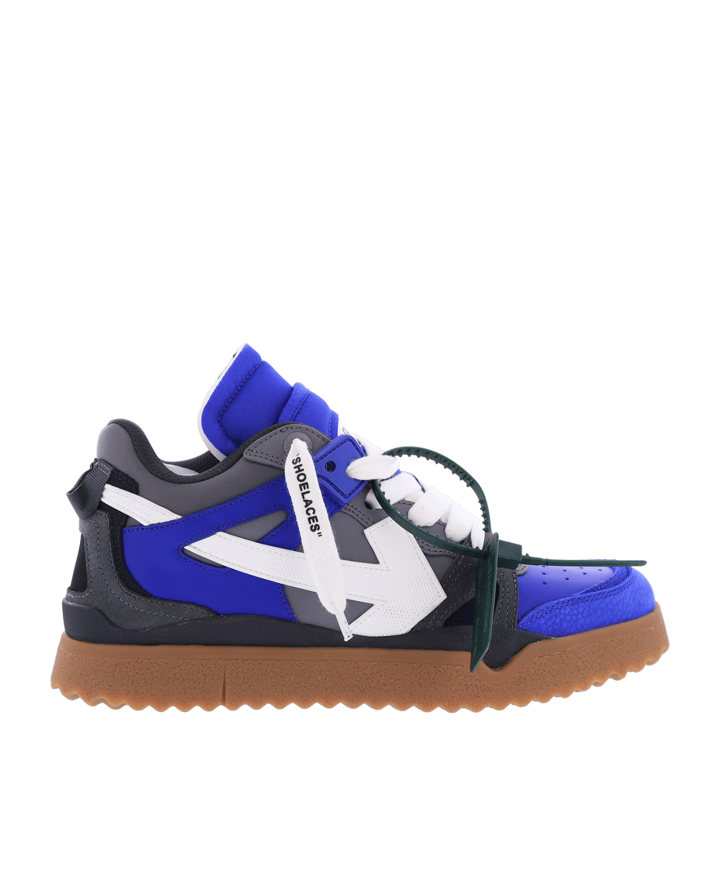 Heren Midtop Sponge Sneaker Blauw