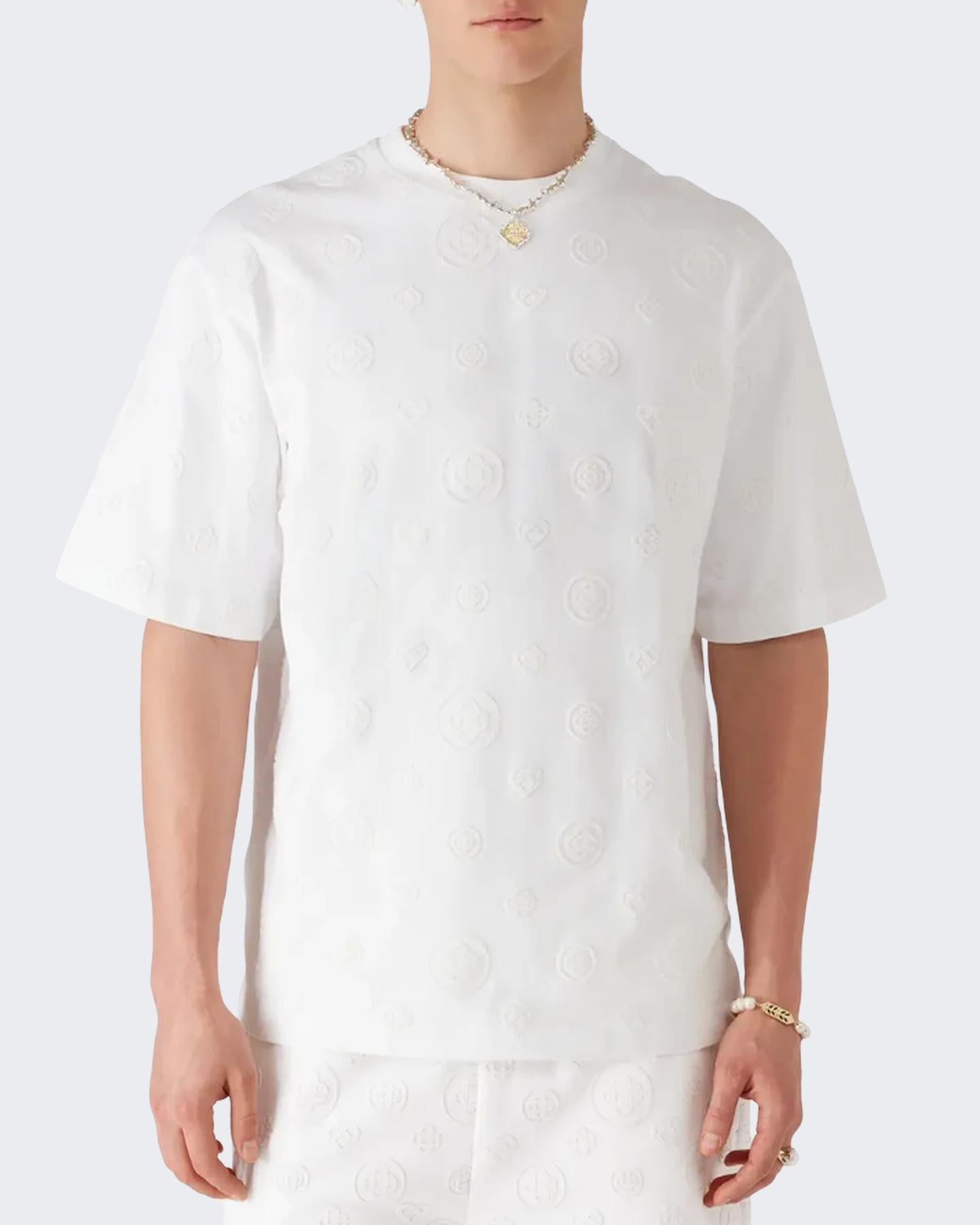 Heren Crochet Shirt Wit