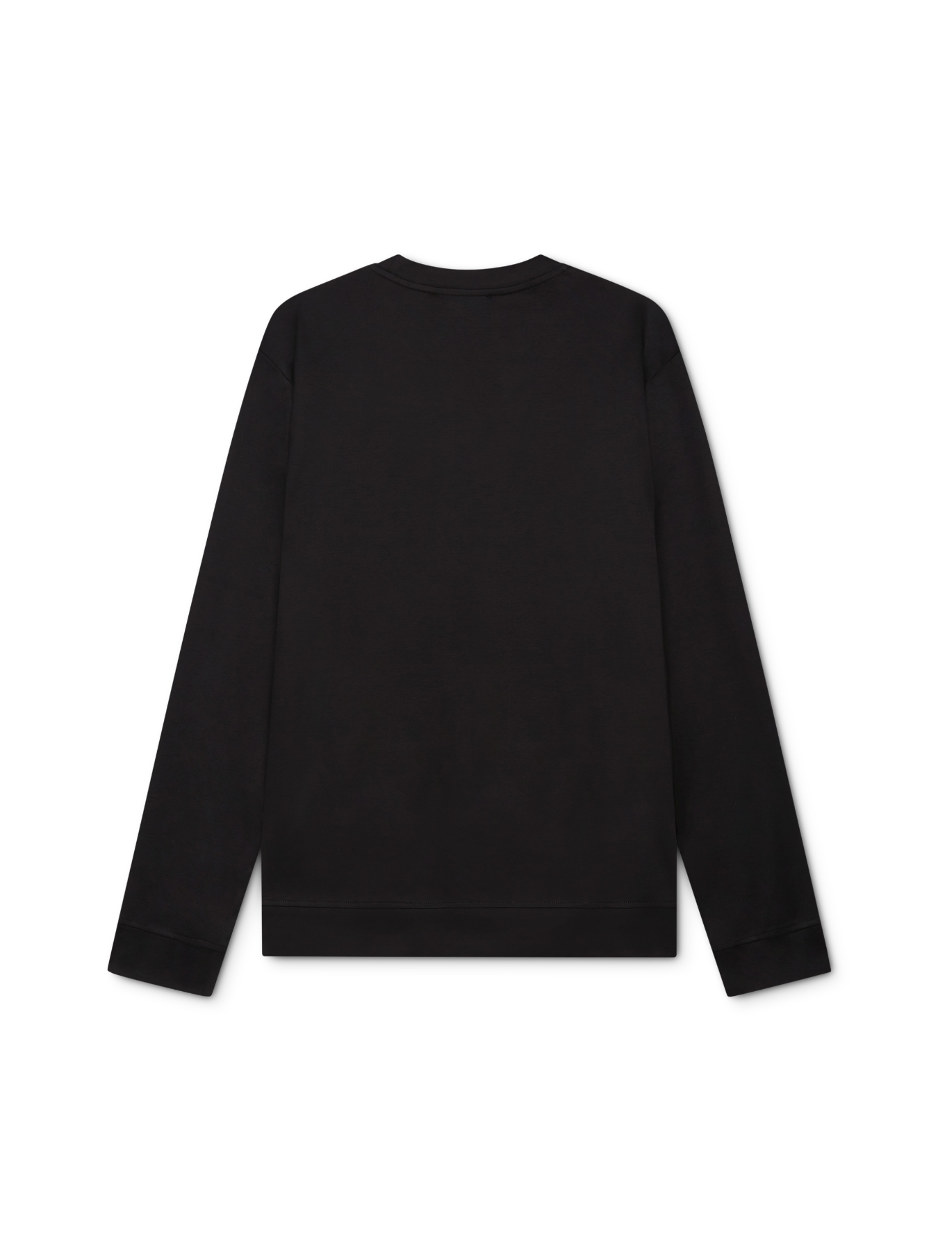 Heren Heavy Supima Sweater Zwart