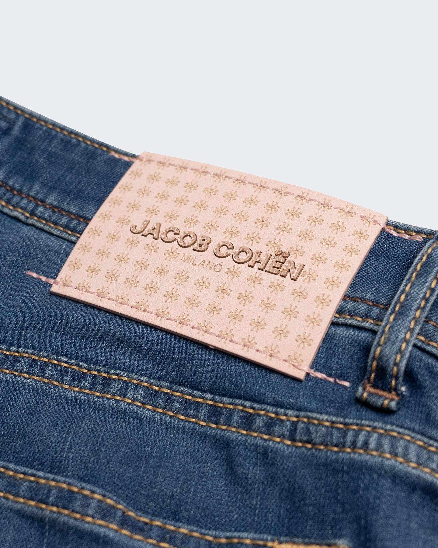 Jacob Cohen Heren Bermuda 5 Pkt Slim Fit Lou - Eleganza.nl