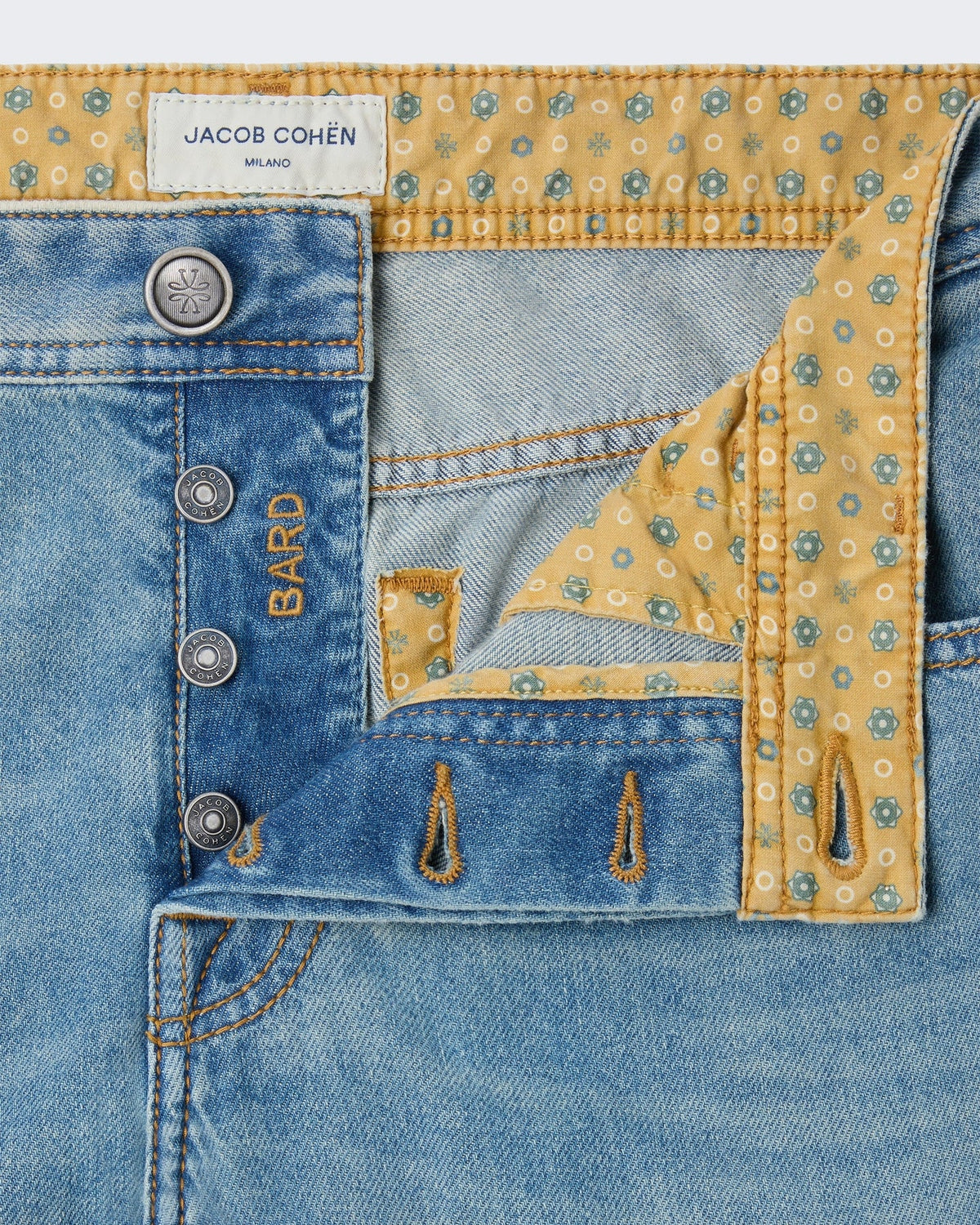 Jacob Cohen Heren Broek - Pant 5 Pkt Slim Fit Bard Blauw - Eleganza.nl
