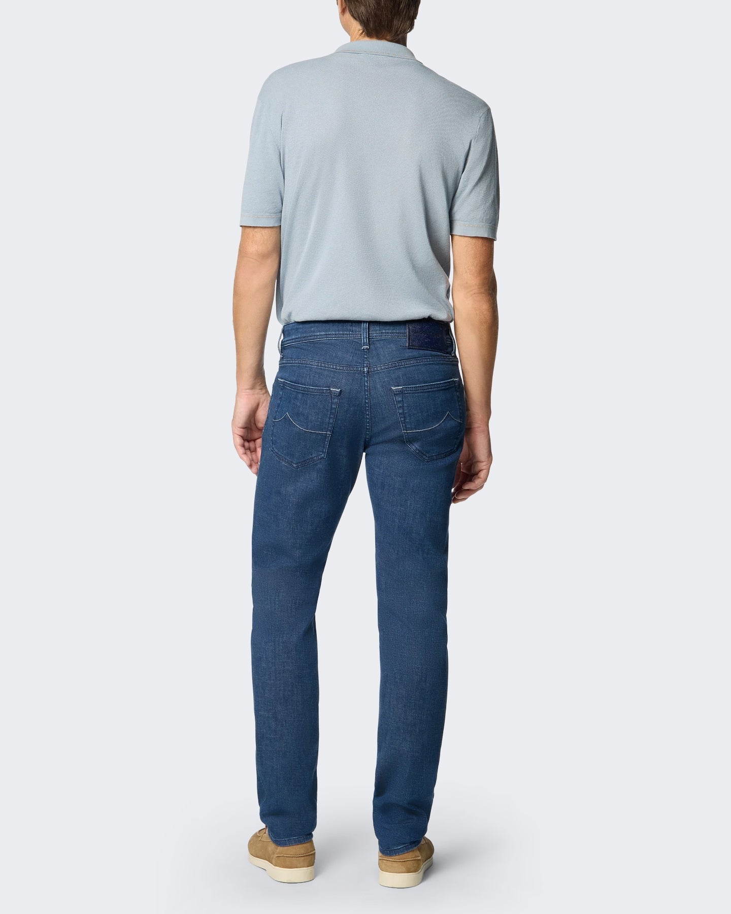 Jacob Cohen Heren Broek - Pant 5 Pkt Super Slim Fit Nick Slim Dark Blue Blauw - Eleganza.nl