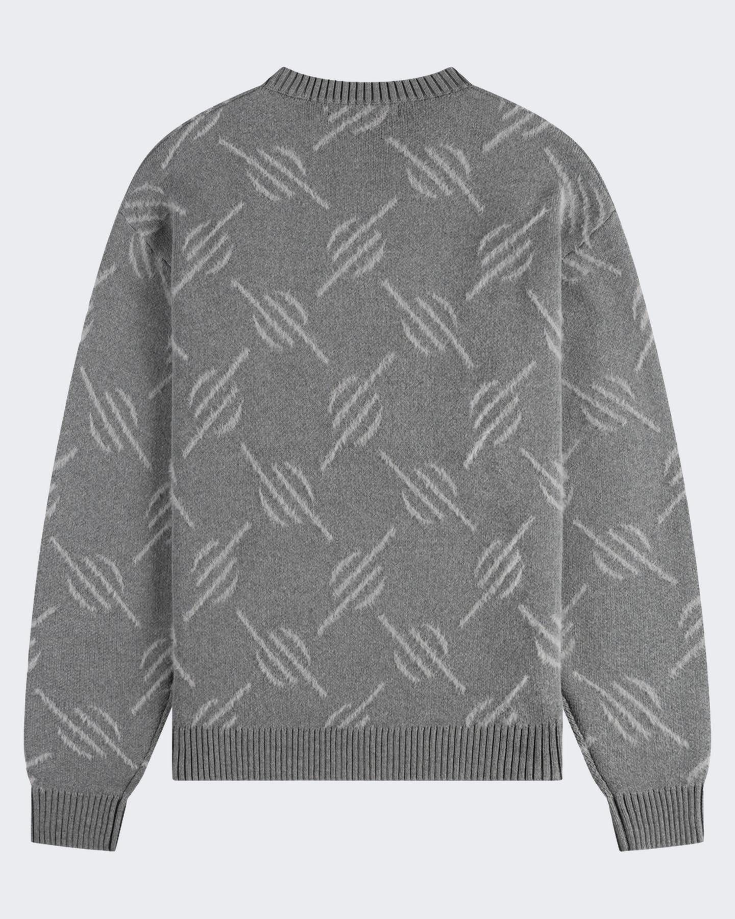 Heren Tevin Monogram Knit Sweater