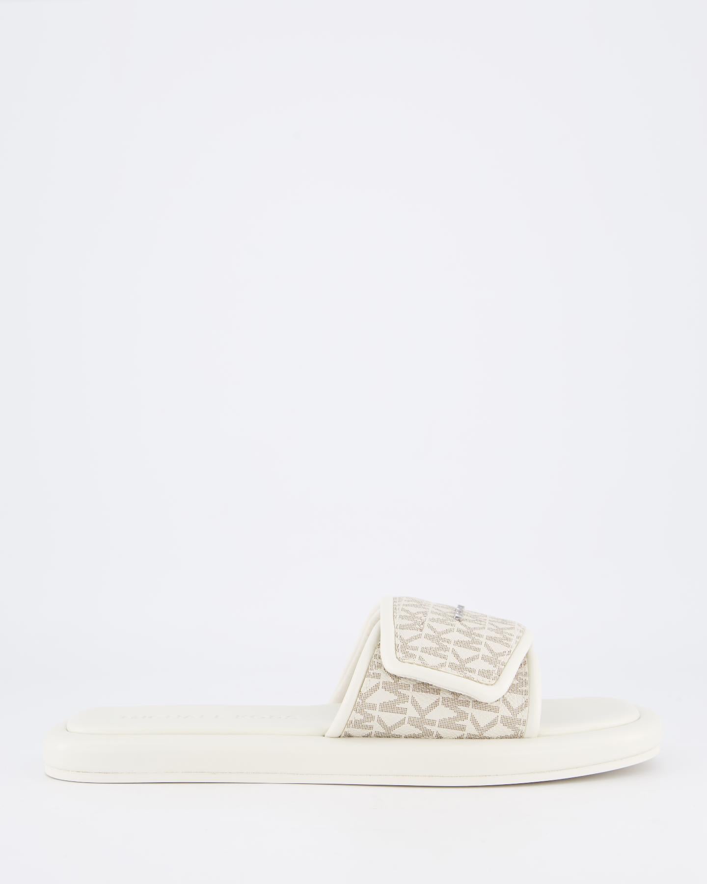 Dames Suki Flat Slipper Wit/Vanillia