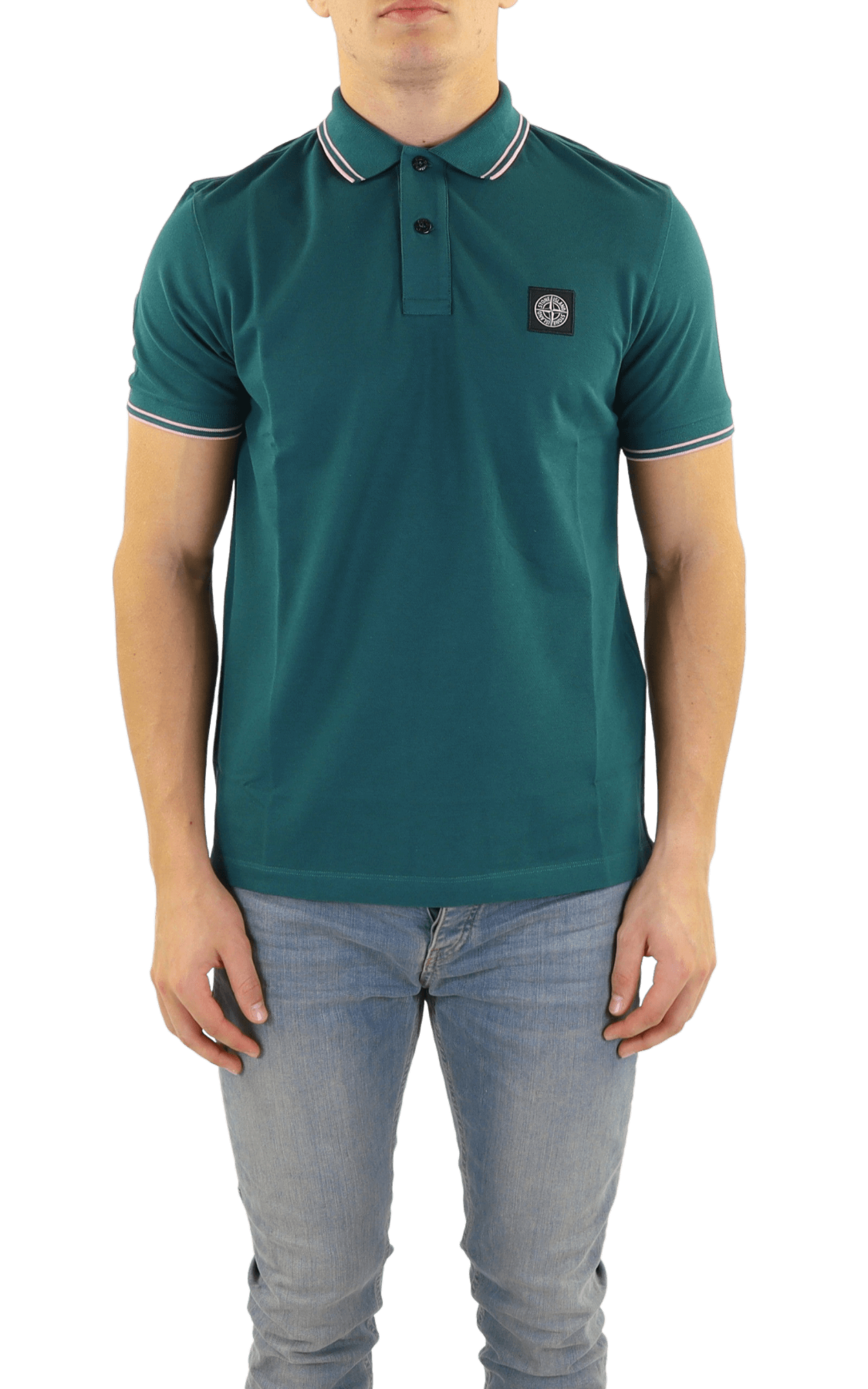 Heren Polo M/Corta Slim Fit