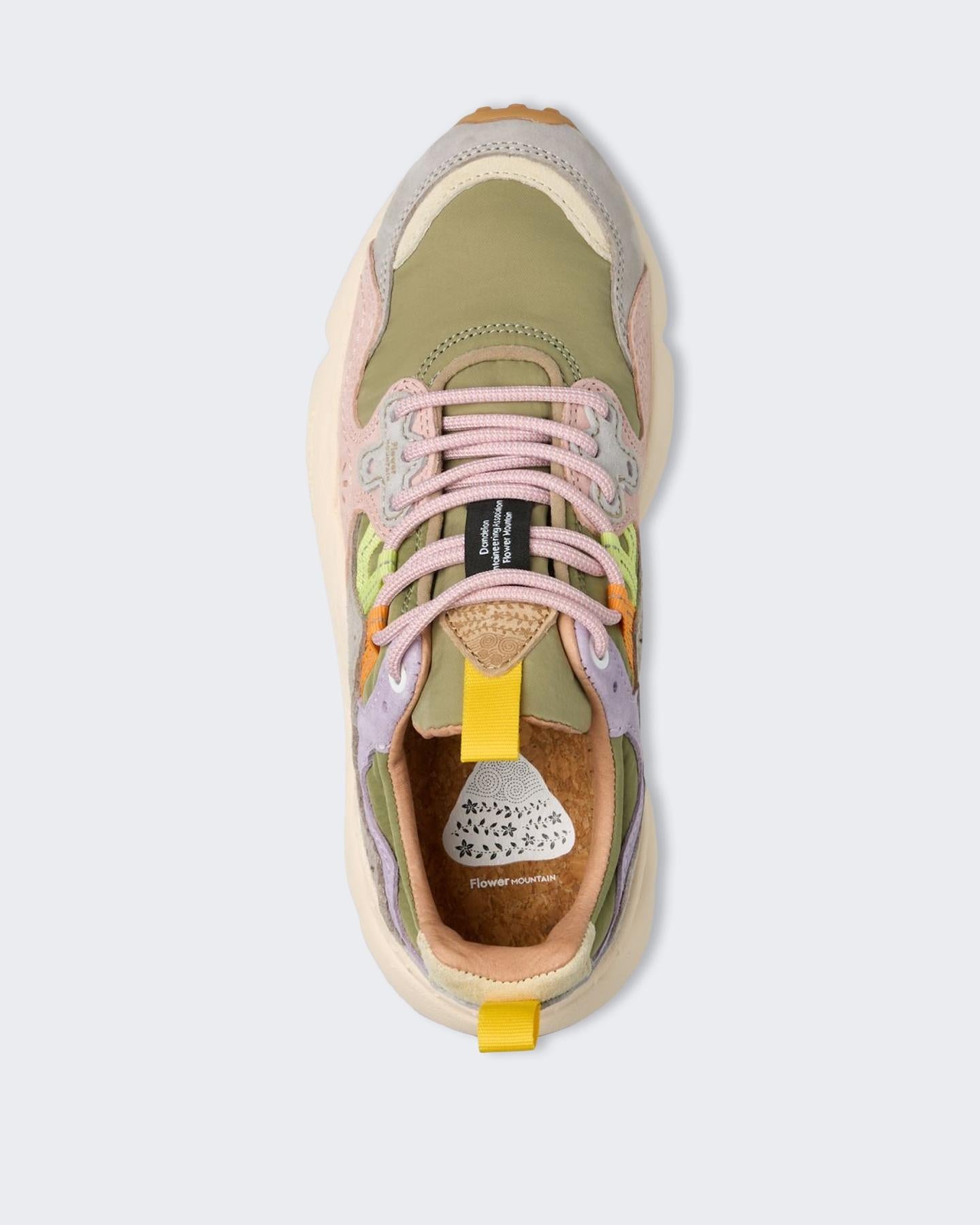 Dames Yamano 3 Sneaker Beige/Groen