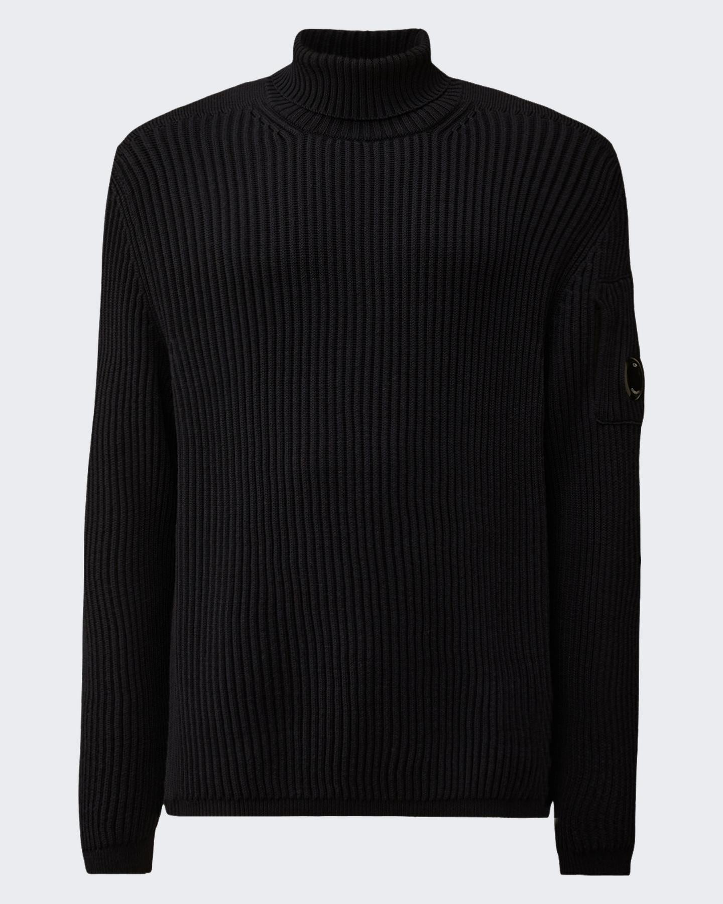 Heren Re-Wool Lens Sweater Blauw