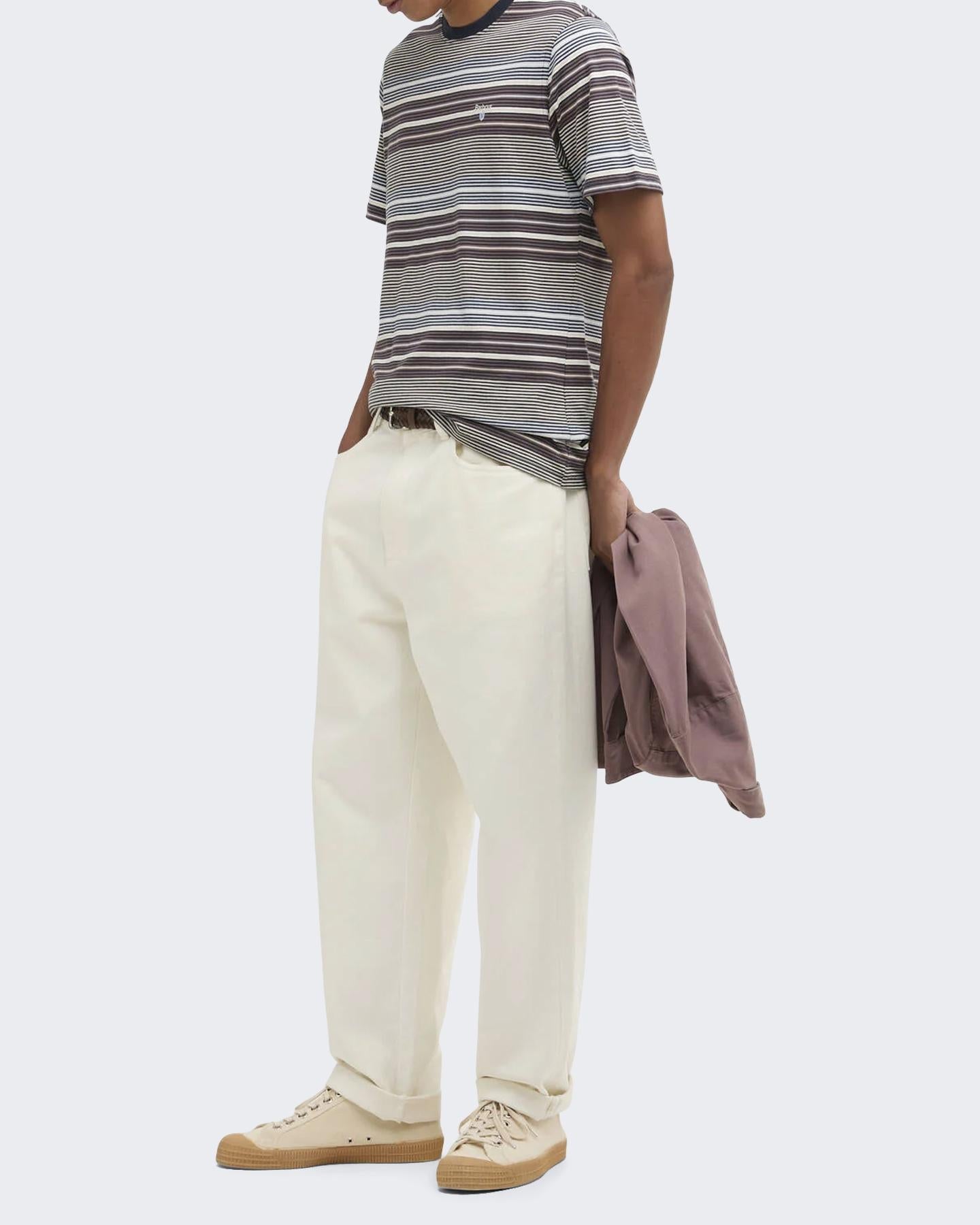 Heren Steelrigg Stripe T-Shirt