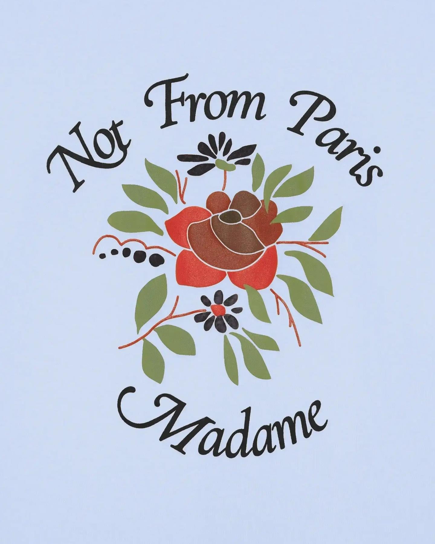 Drole De Monsieur Heren T-Shirt Slogan Rose