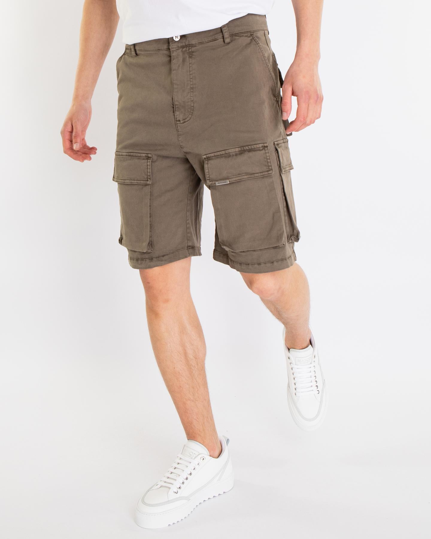 Heren Washed Cargo Short