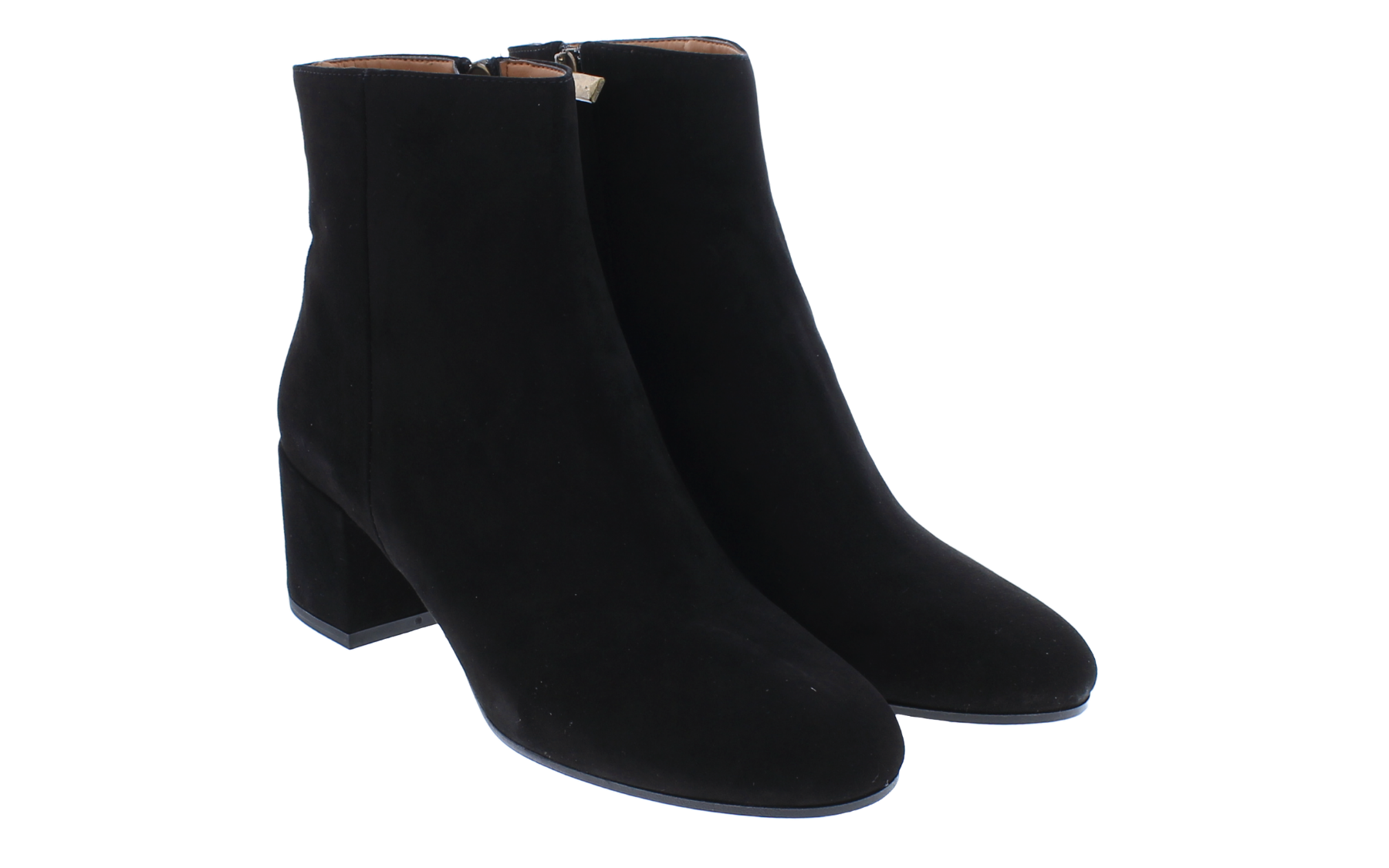 Suede booties top