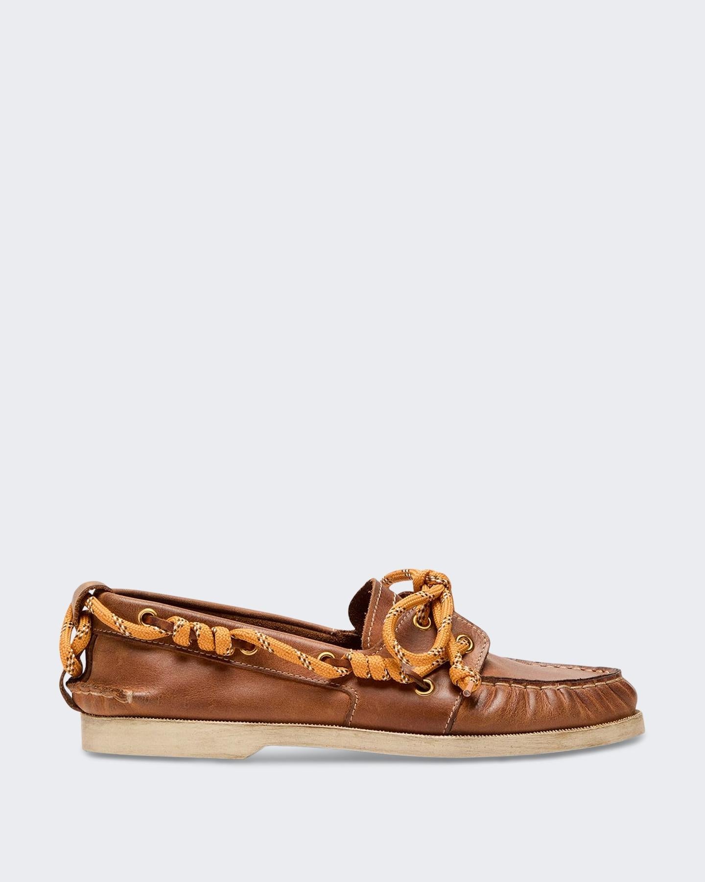 Dames Boat Mocassin Bruin