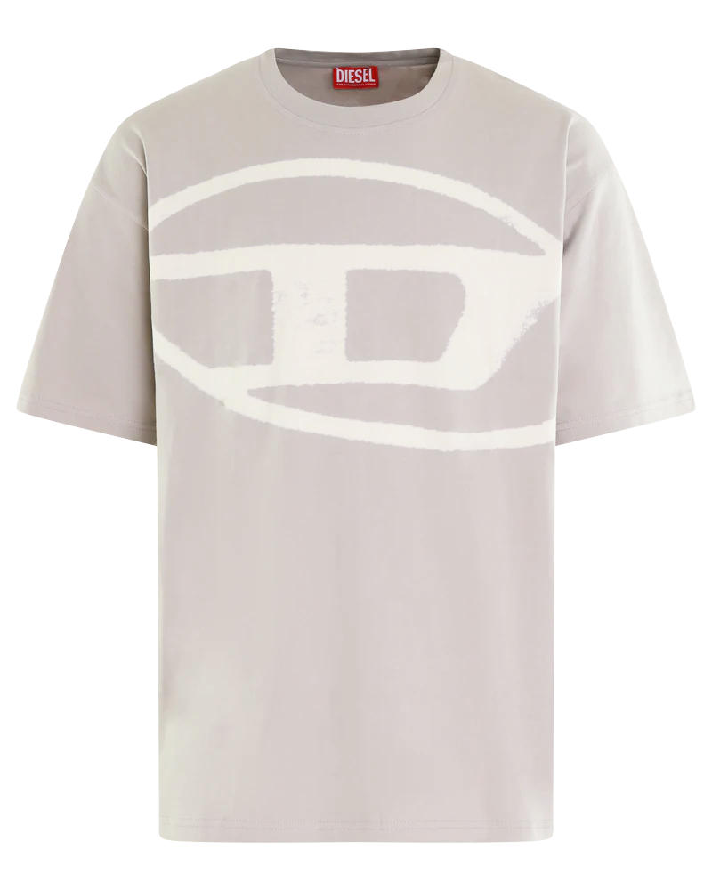 Heren T-Boxt-Bleach T-Shirt Grijs