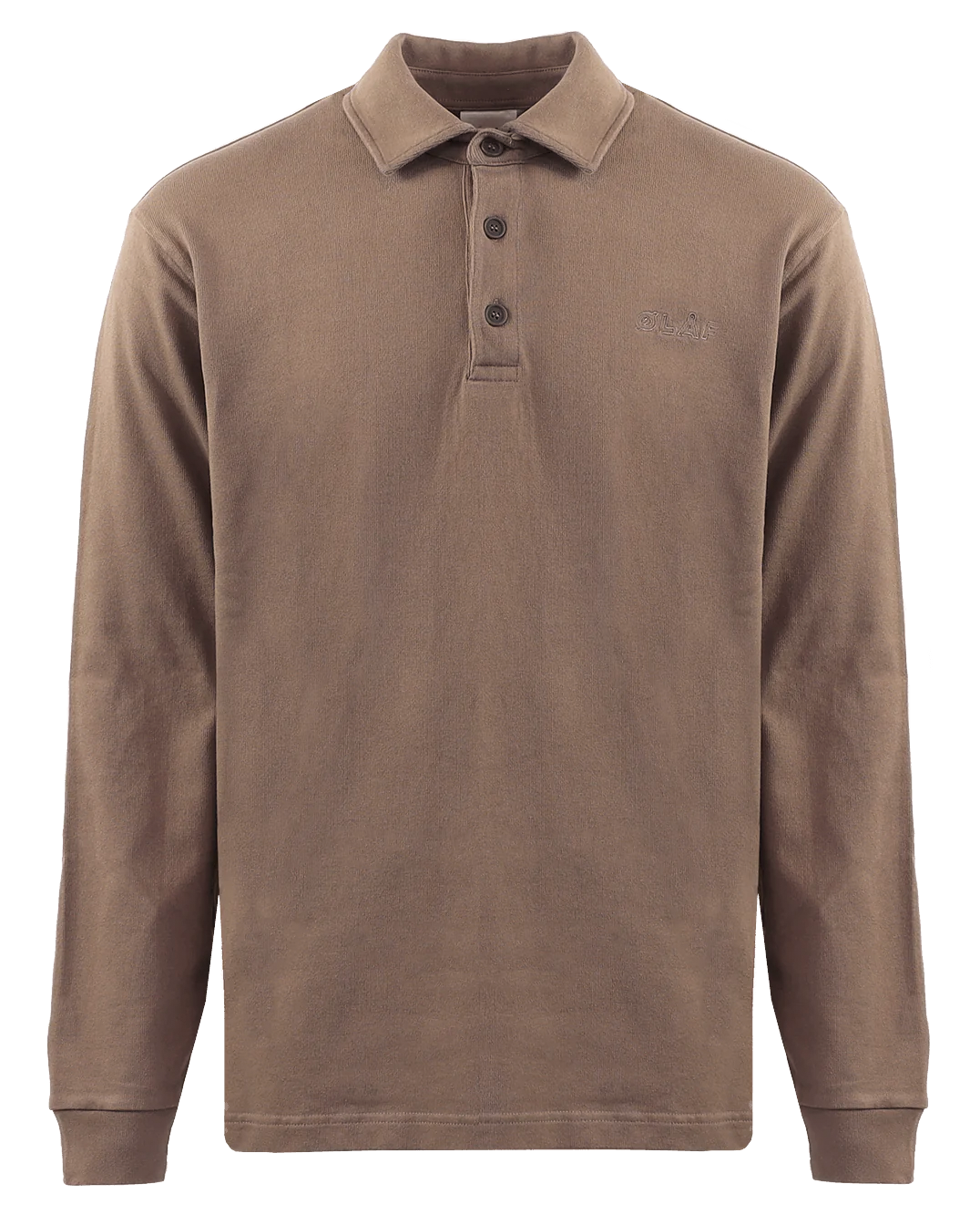 Heren Heavyweight Studio Polo Beige