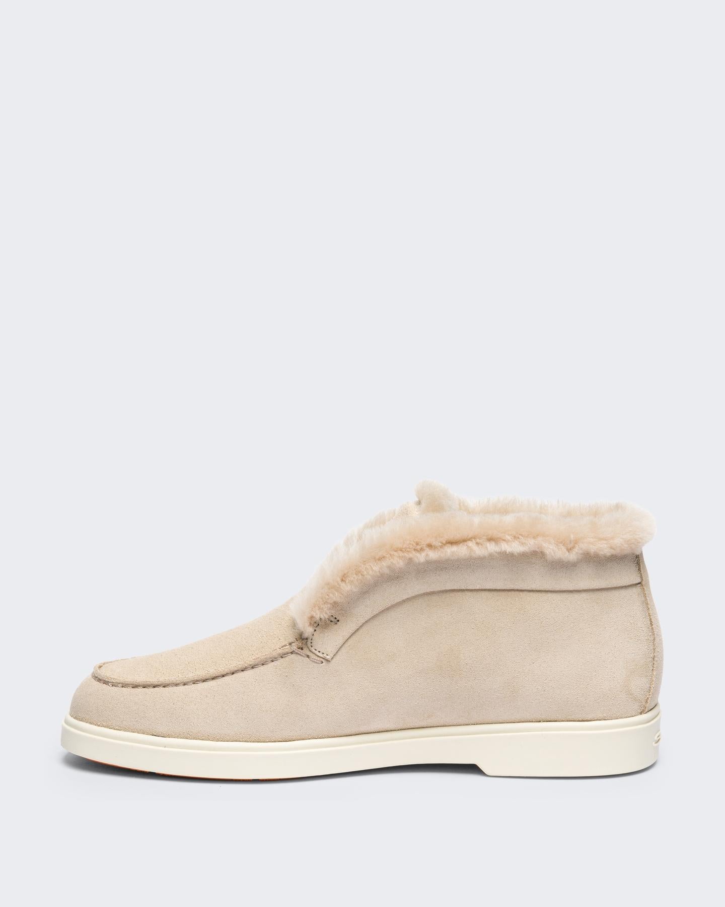 Dames Fortune Fur Loafer Beige