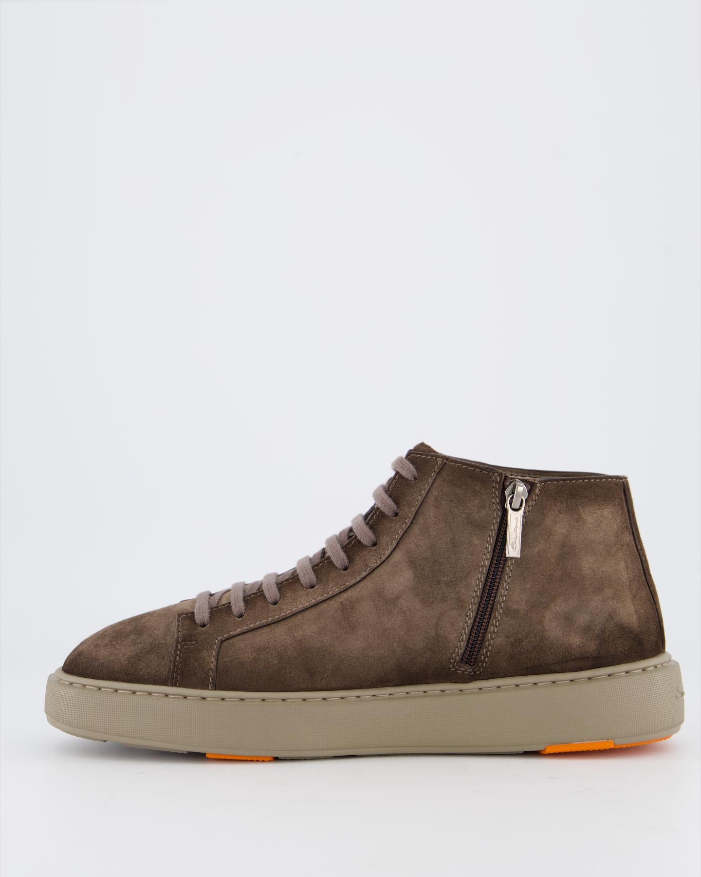 Heren Dump High Sneaker Beige