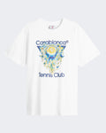 Casablanca Heren Tennis Club Icon T-Shirt Wit