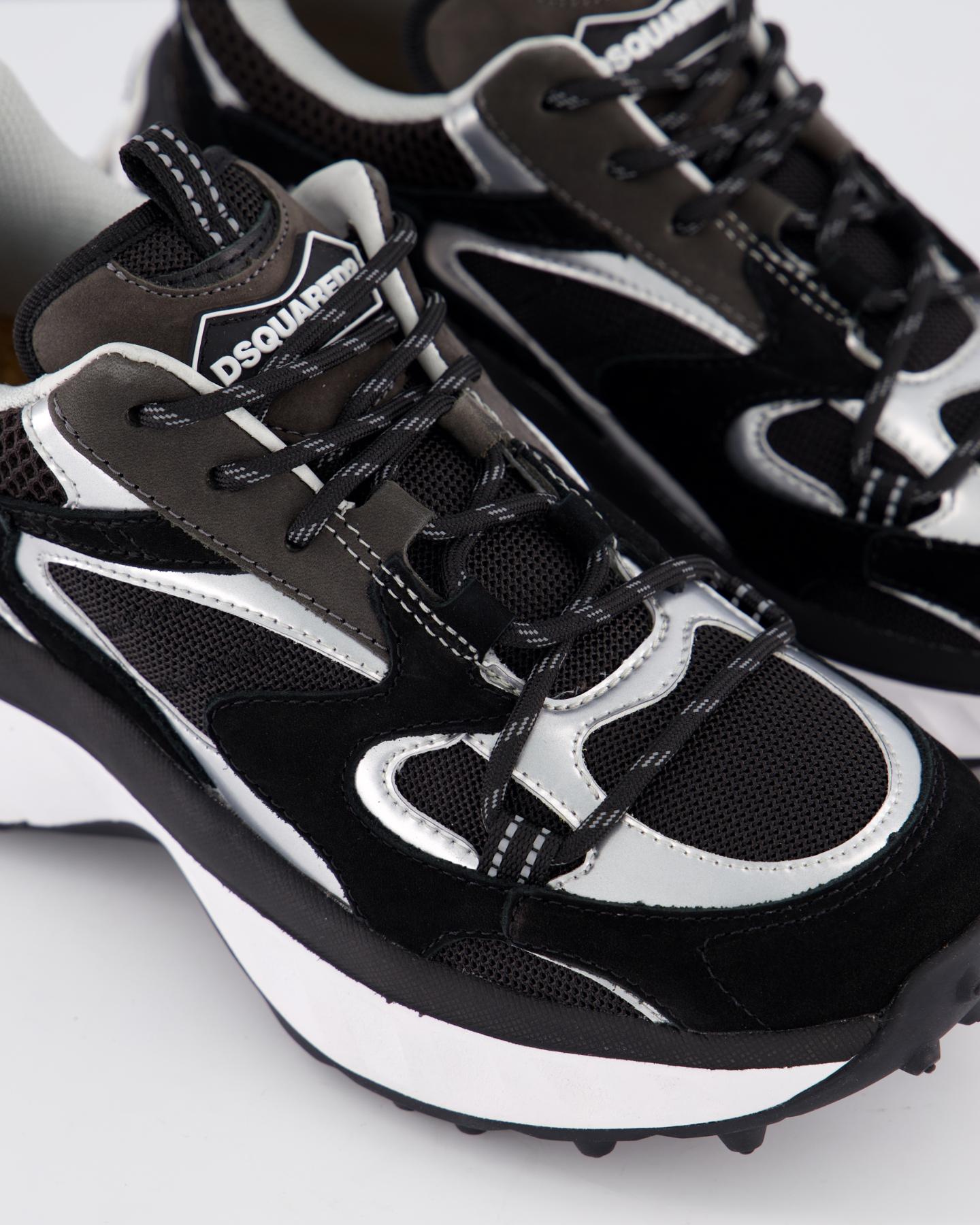 Dames Bubble Sneaker Zwart/Wit