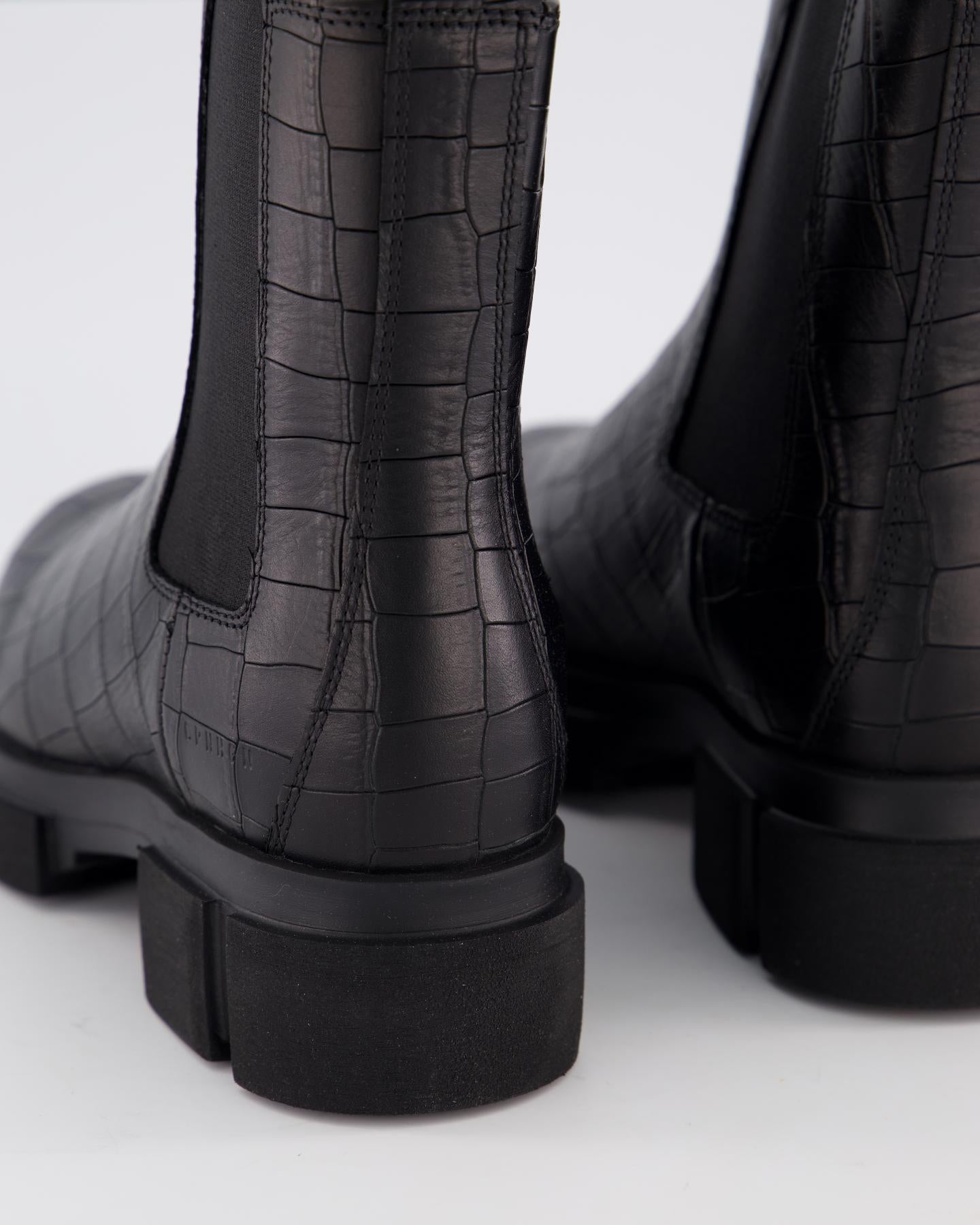 Dames CPH570 Croco Boot Zwart